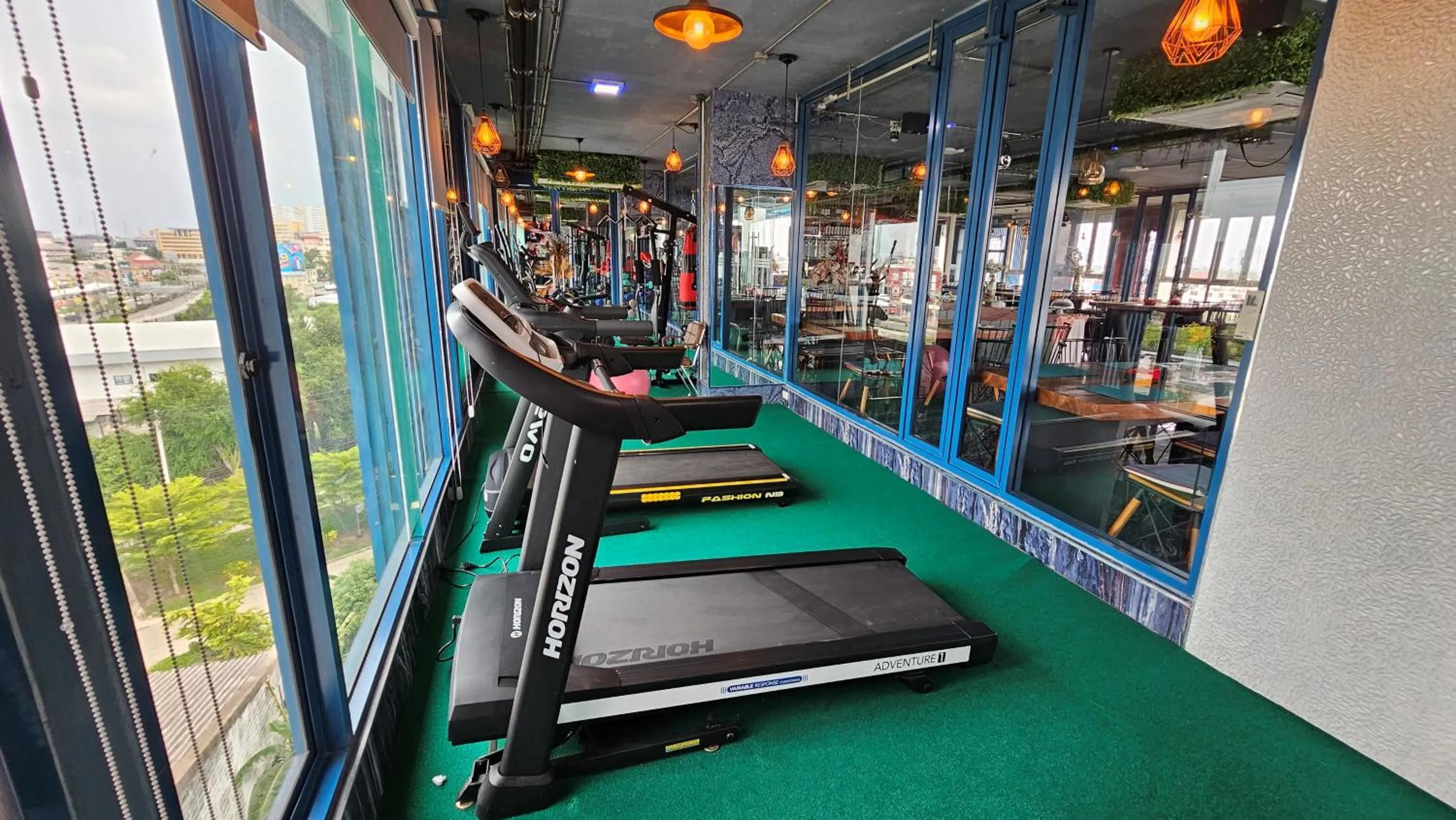 Fitness centre/facilities in BlueTel Re'sidencE Bangkok IMPACT บลูเทล เรซิดองส์ กรุงเทพ อิมแพค