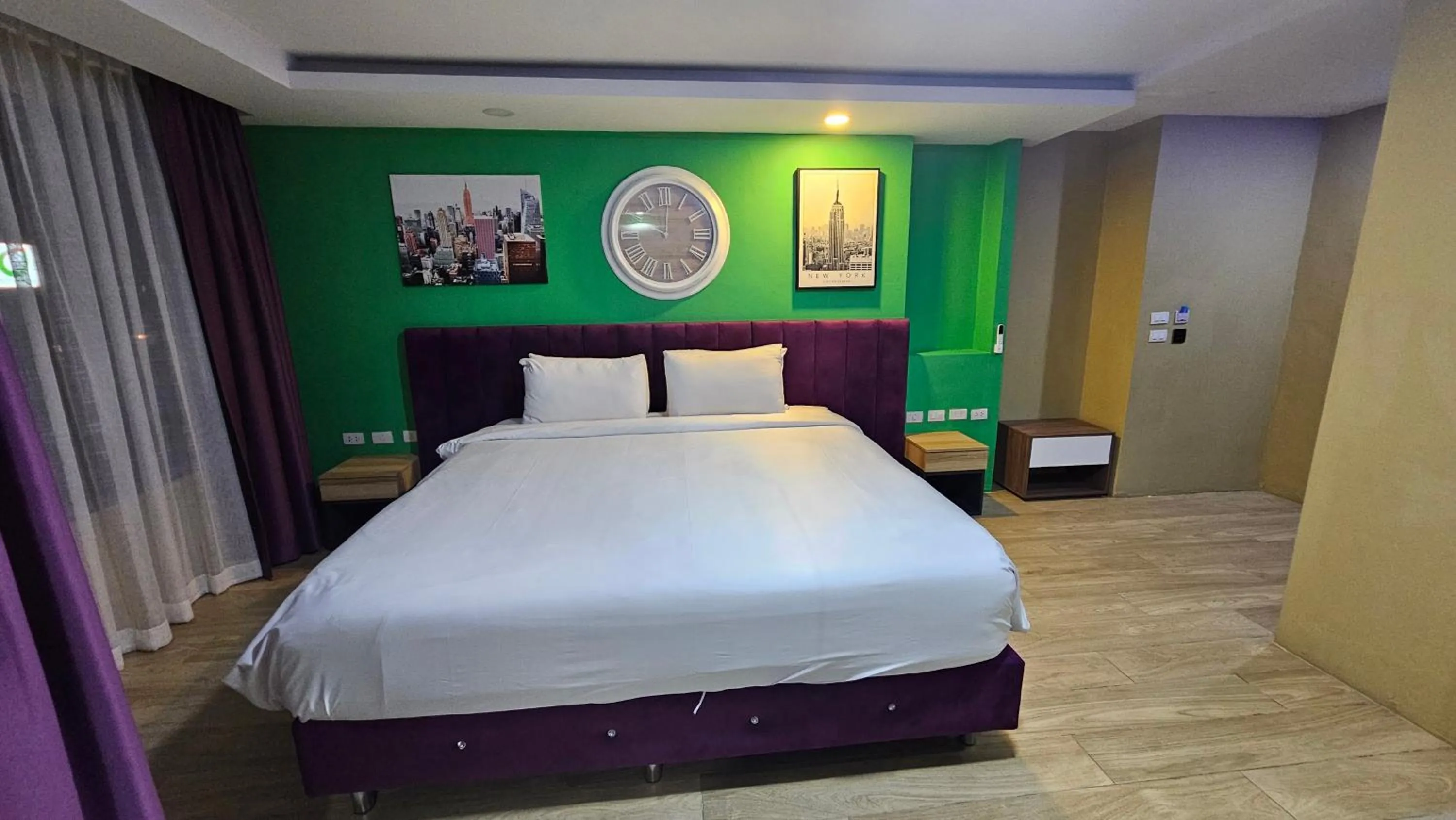 Bed in BlueTel Re'sidencE Bangkok IMPACT บลูเทล เรซิดองส์ กรุงเทพ อิมแพค