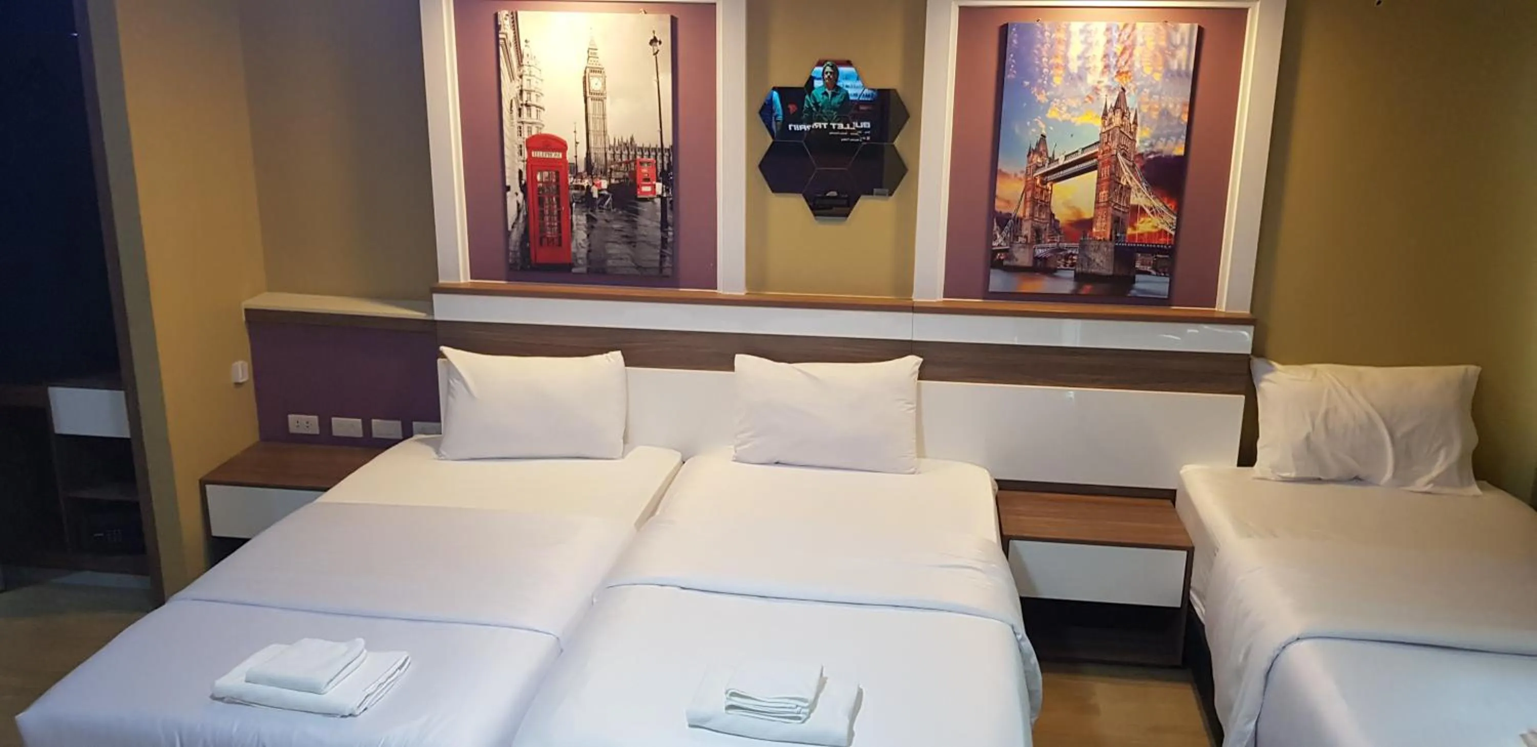 Bed in BlueTel Re'sidencE Bangkok IMPACT บลูเทล เรซิดองส์ กรุงเทพ อิมแพค