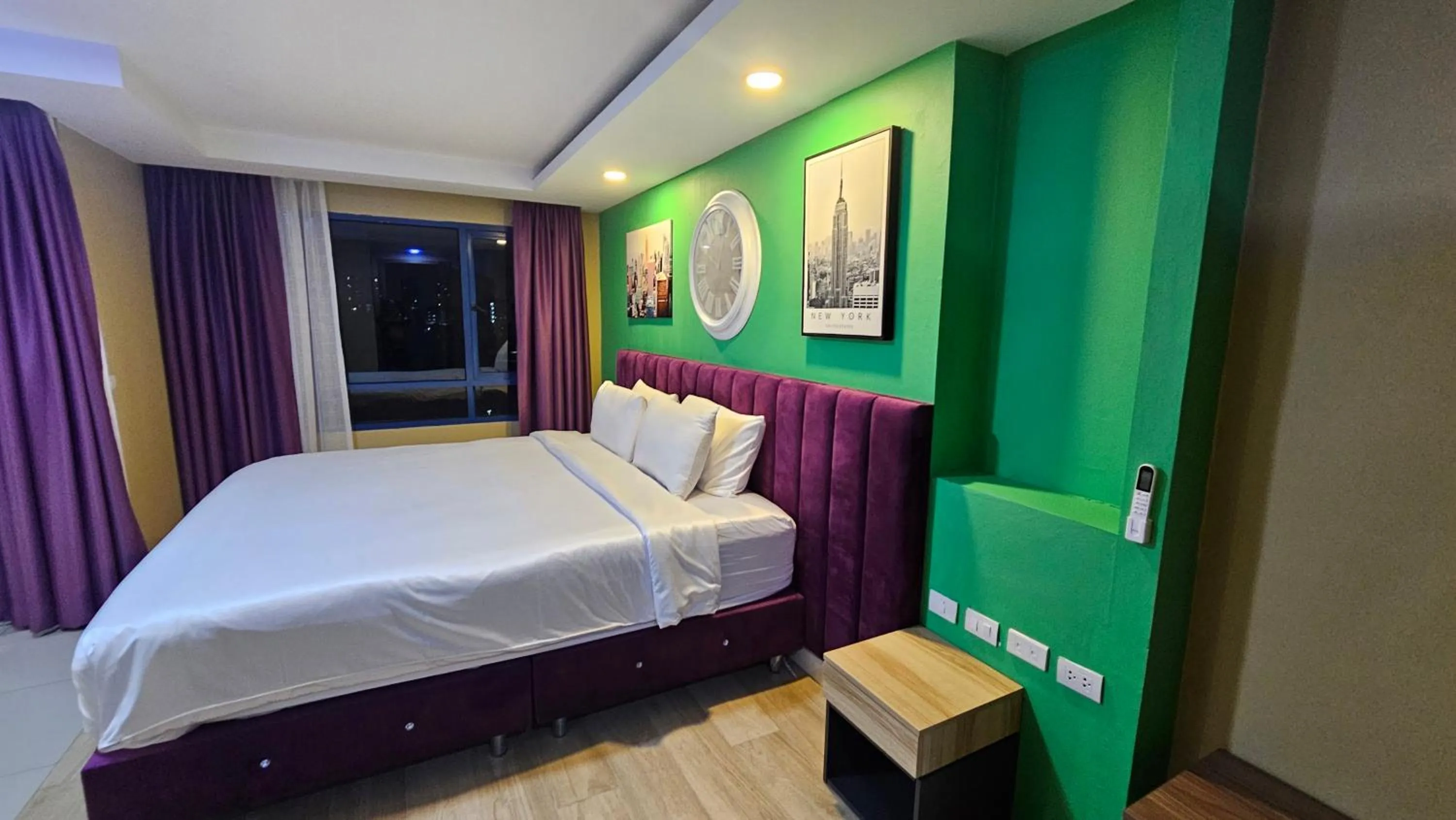 Bed in BlueTel Re'sidencE Bangkok IMPACT บลูเทล เรซิดองส์ กรุงเทพ อิมแพค