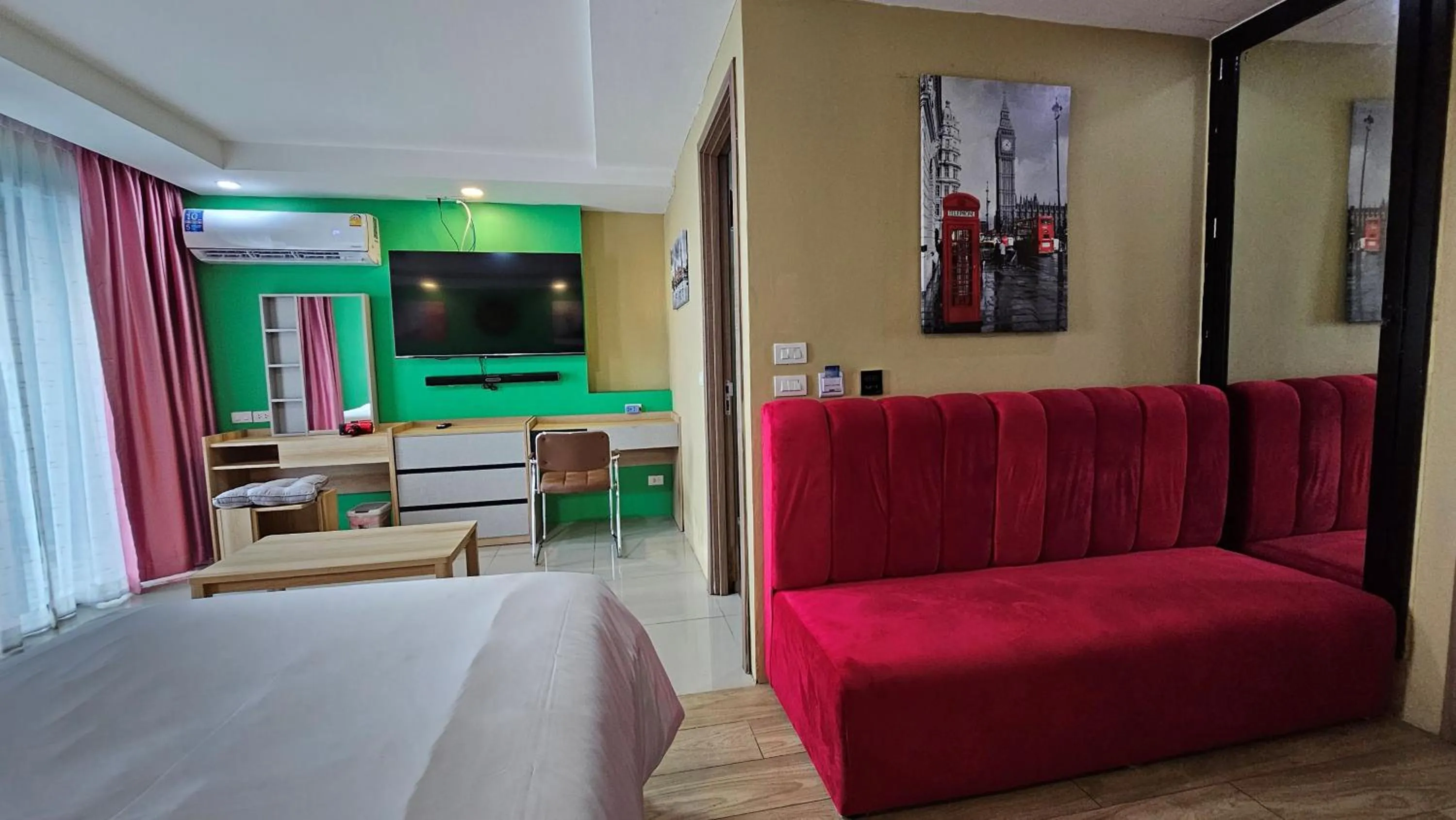 Bed in BlueTel Re'sidencE Bangkok IMPACT บลูเทล เรซิดองส์ กรุงเทพ อิมแพค