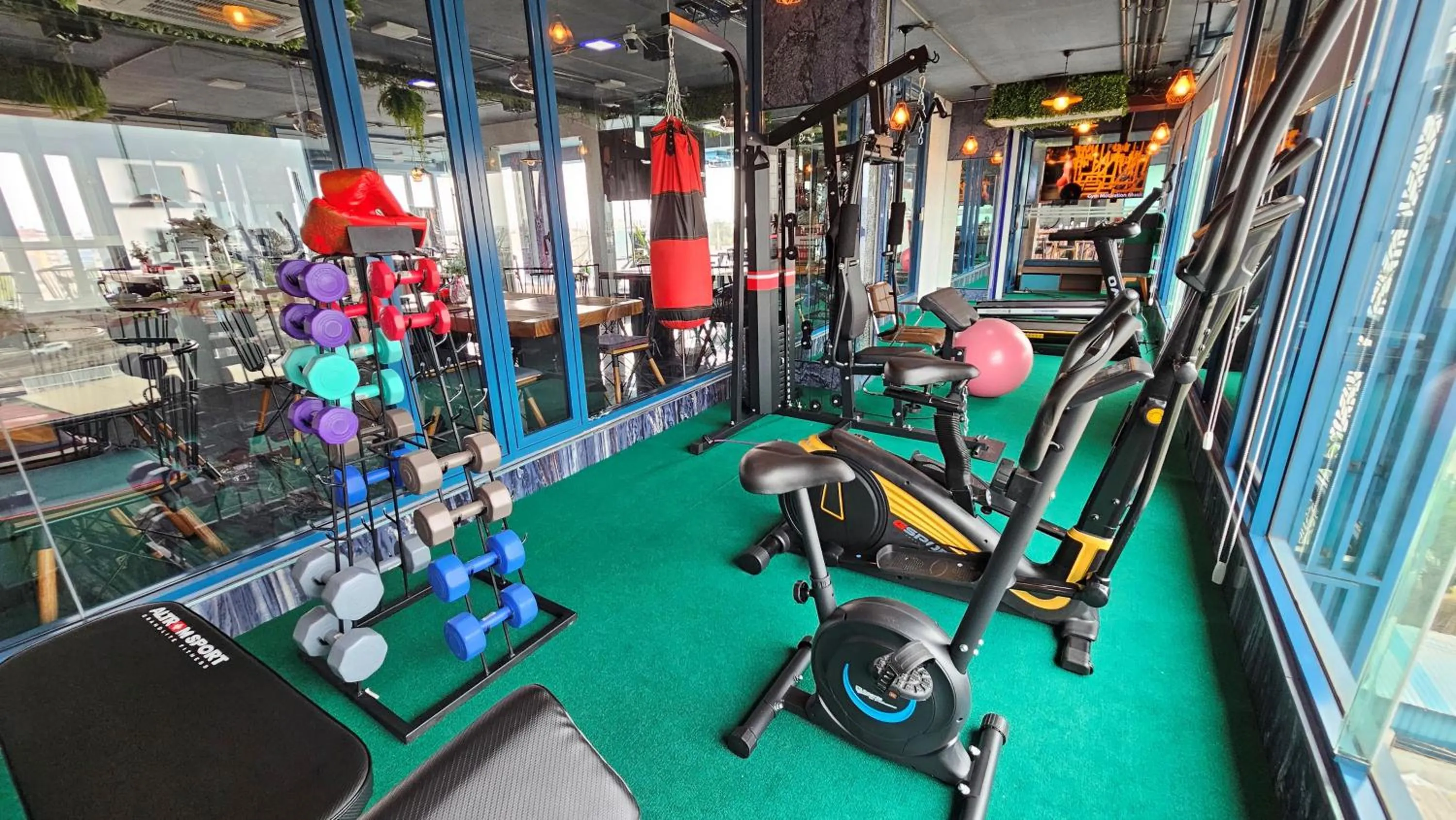 Fitness centre/facilities in BlueTel Re'sidencE Bangkok IMPACT บลูเทล เรซิดองส์ กรุงเทพ อิมแพค