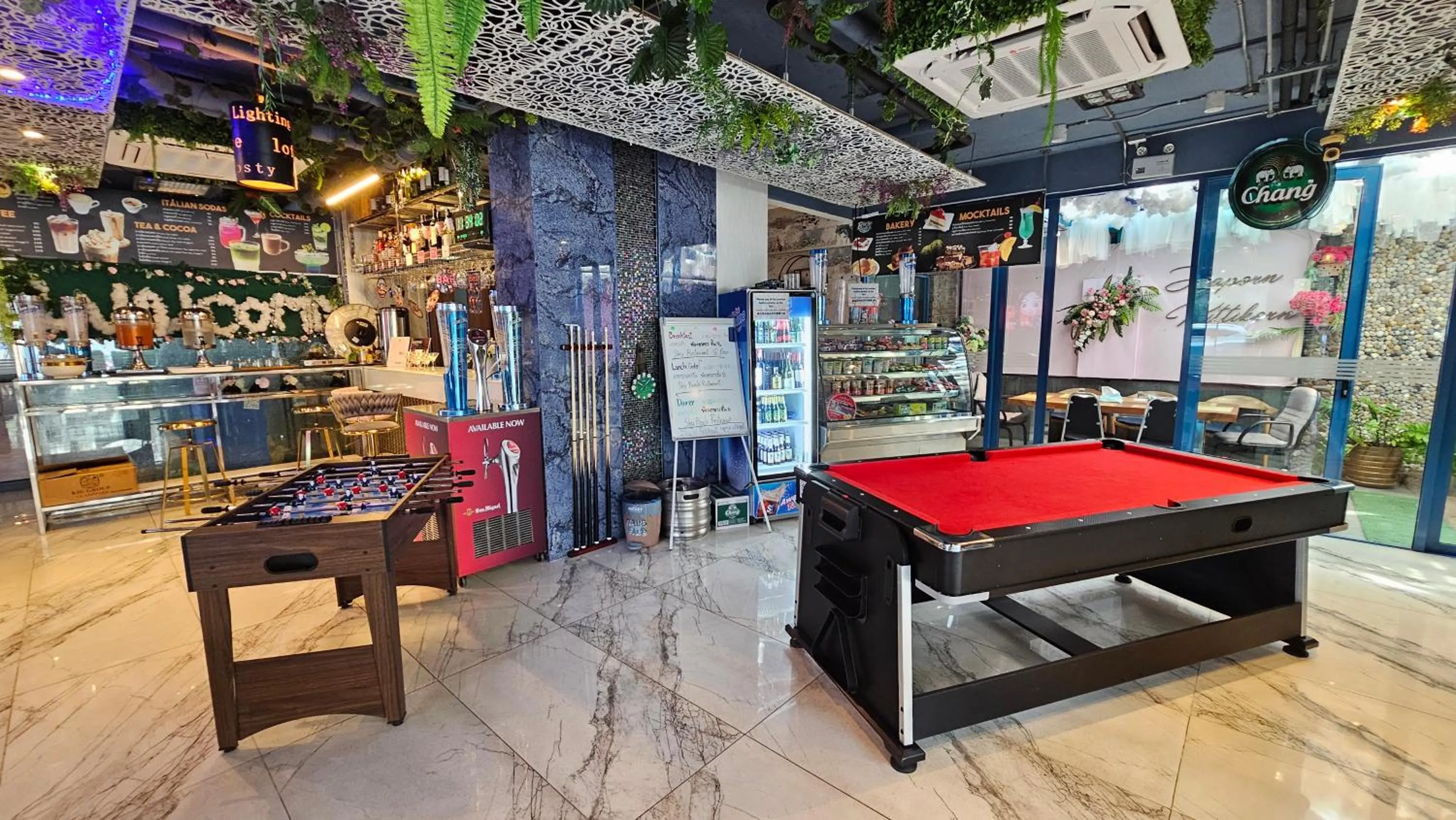 Billiard in BlueTel Re'sidencE Bangkok IMPACT บลูเทล เรซิดองส์ กรุงเทพ อิมแพค