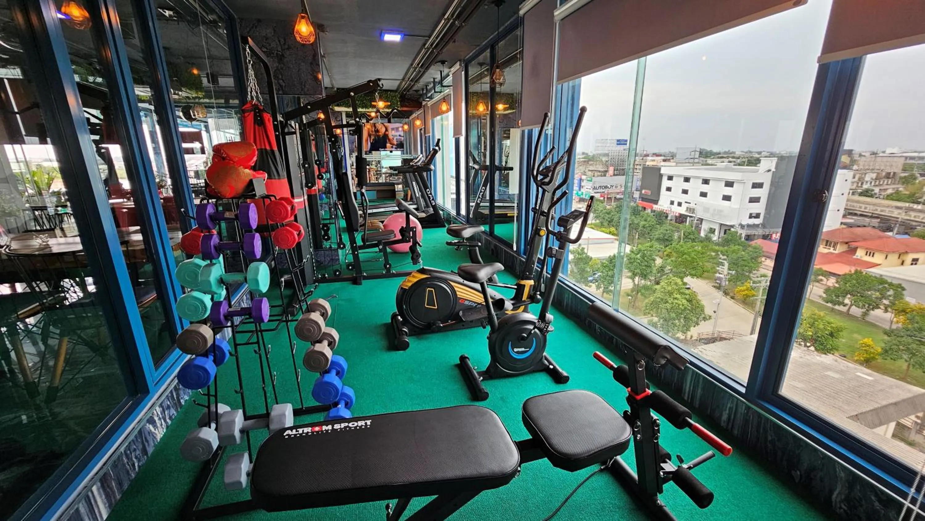 Fitness centre/facilities in BlueTel Re'sidencE Bangkok IMPACT บลูเทล เรซิดองส์ กรุงเทพ อิมแพค