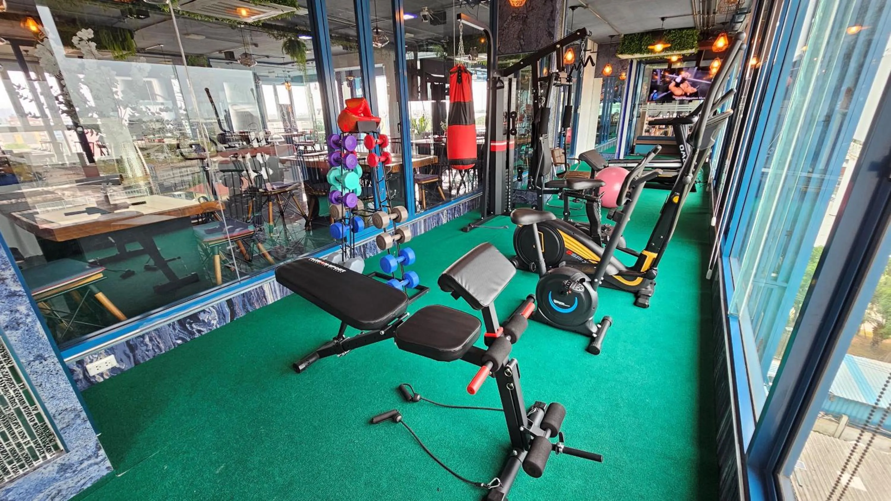 Fitness centre/facilities in BlueTel Re'sidencE Bangkok IMPACT บลูเทล เรซิดองส์ กรุงเทพ อิมแพค