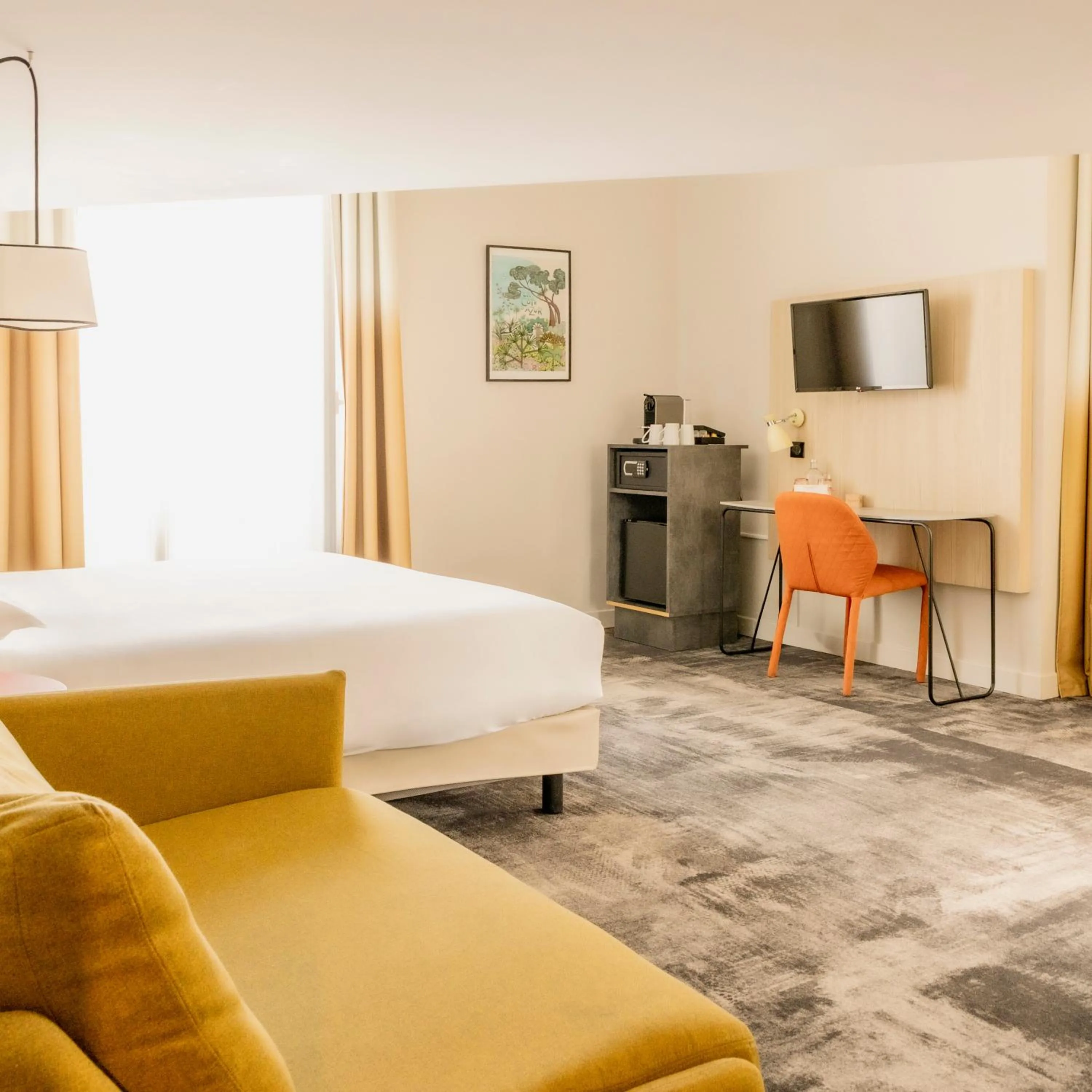 Bed in Hôtel Vendôme