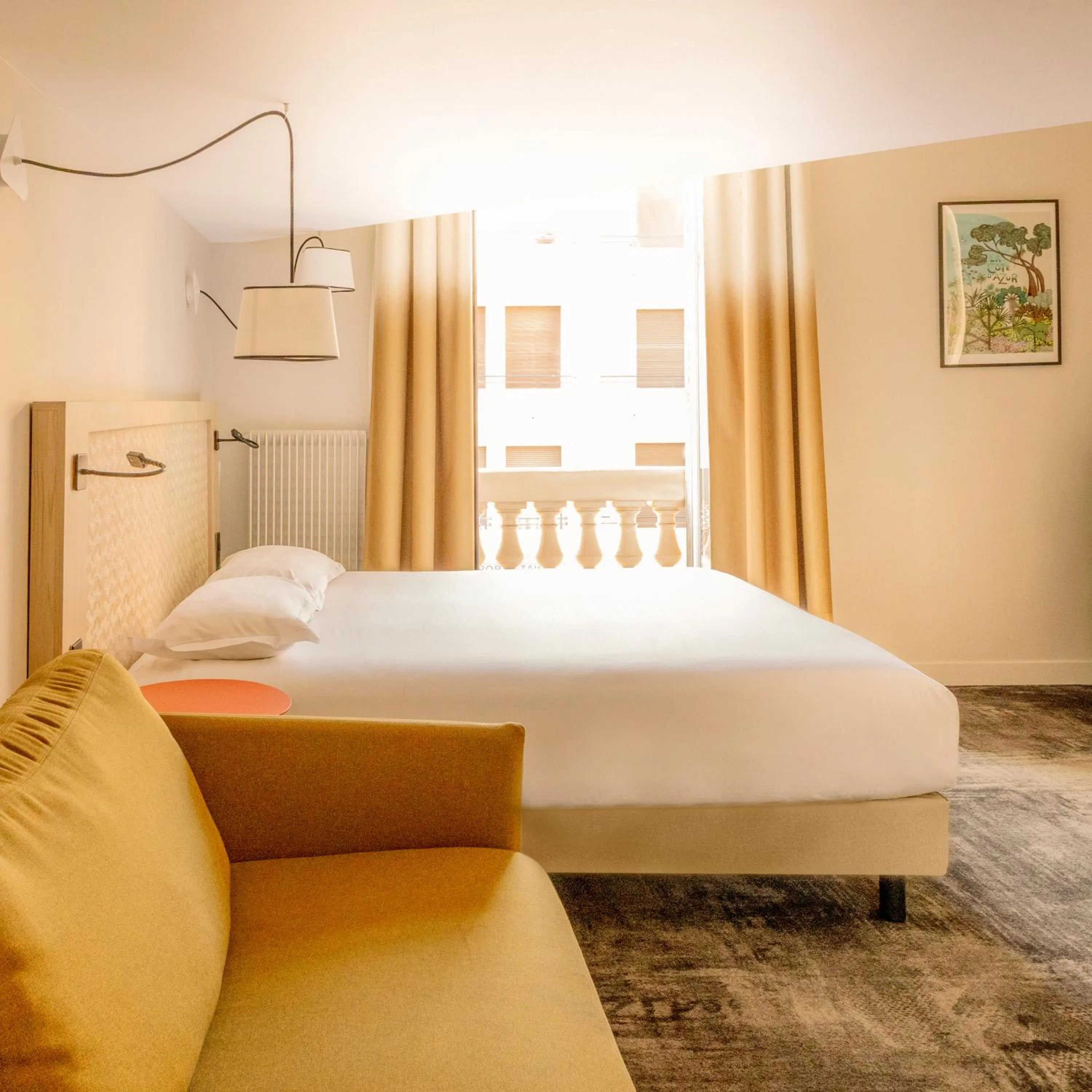 Bed in Hôtel Vendôme