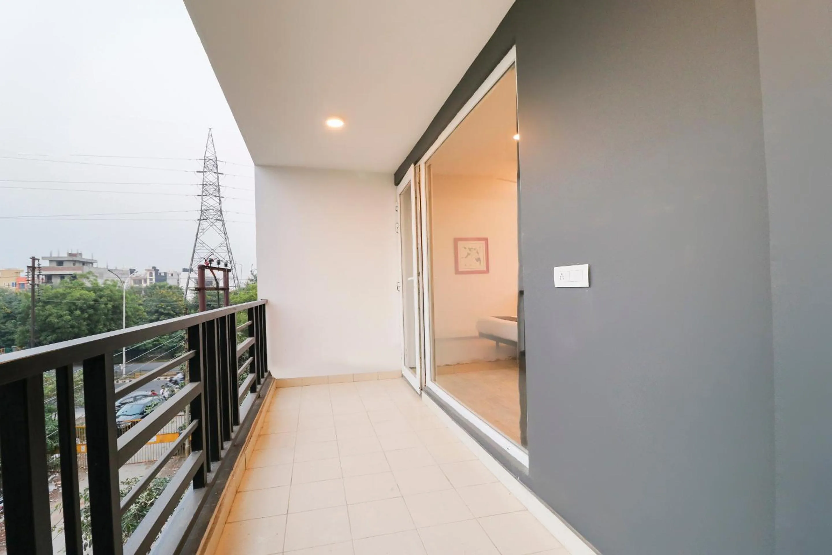 Balcony/Terrace in Super Townhouse Noida Sector 71 Near ISKCON Temple Noida