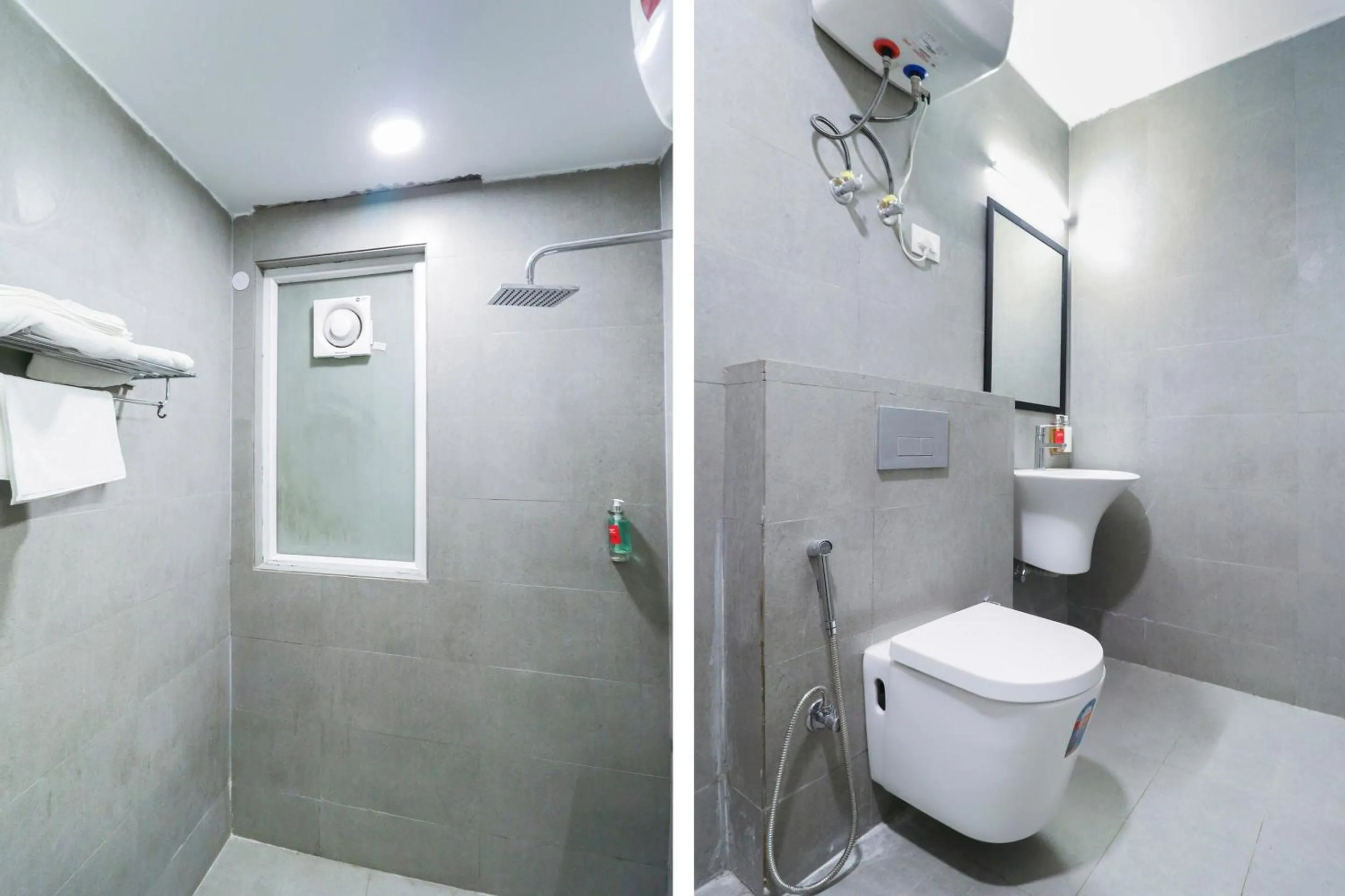 Bathroom in Super Townhouse Noida Sector 71 Near ISKCON Temple Noida
