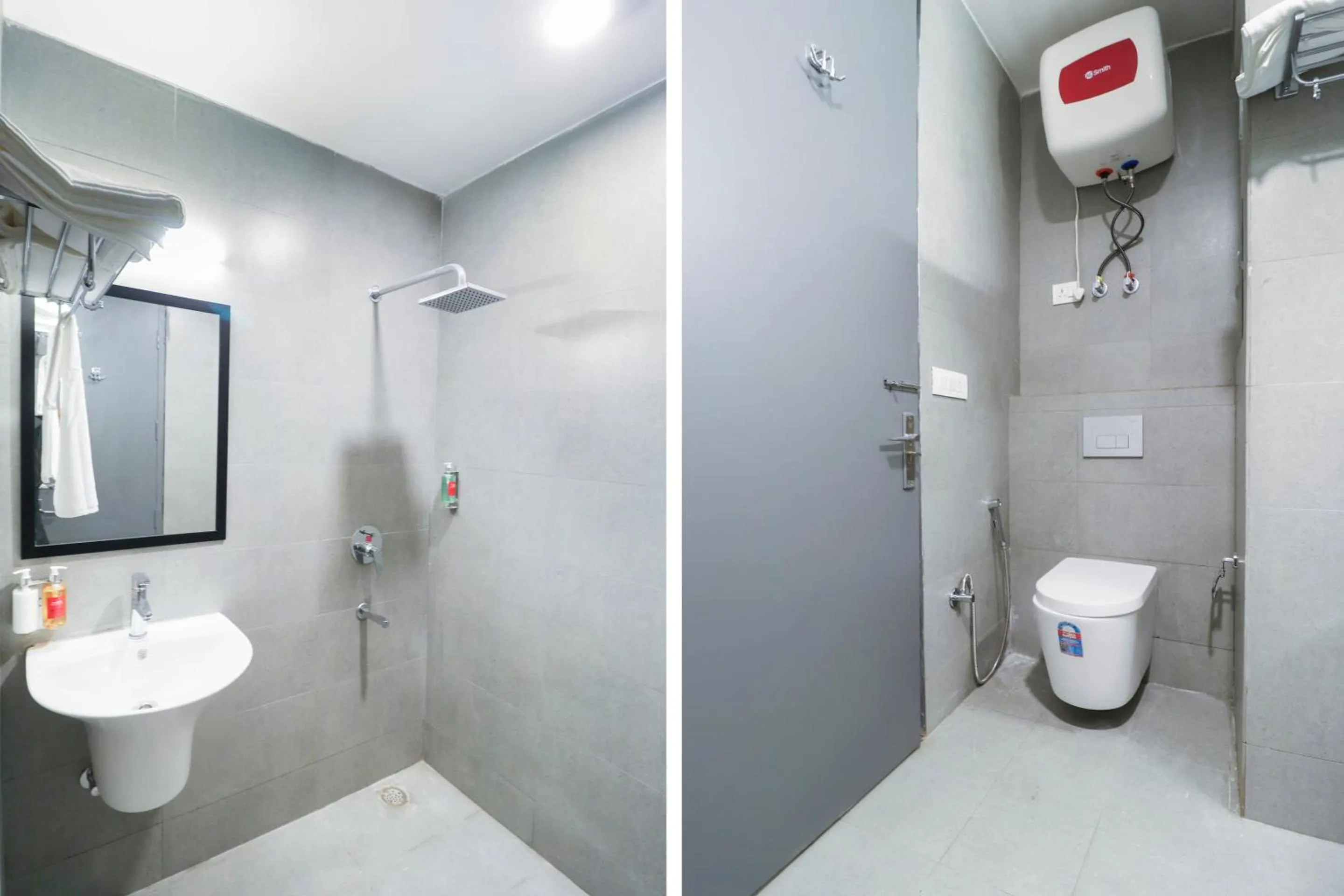 Bathroom in Super Townhouse Noida Sector 71 Near ISKCON Temple Noida