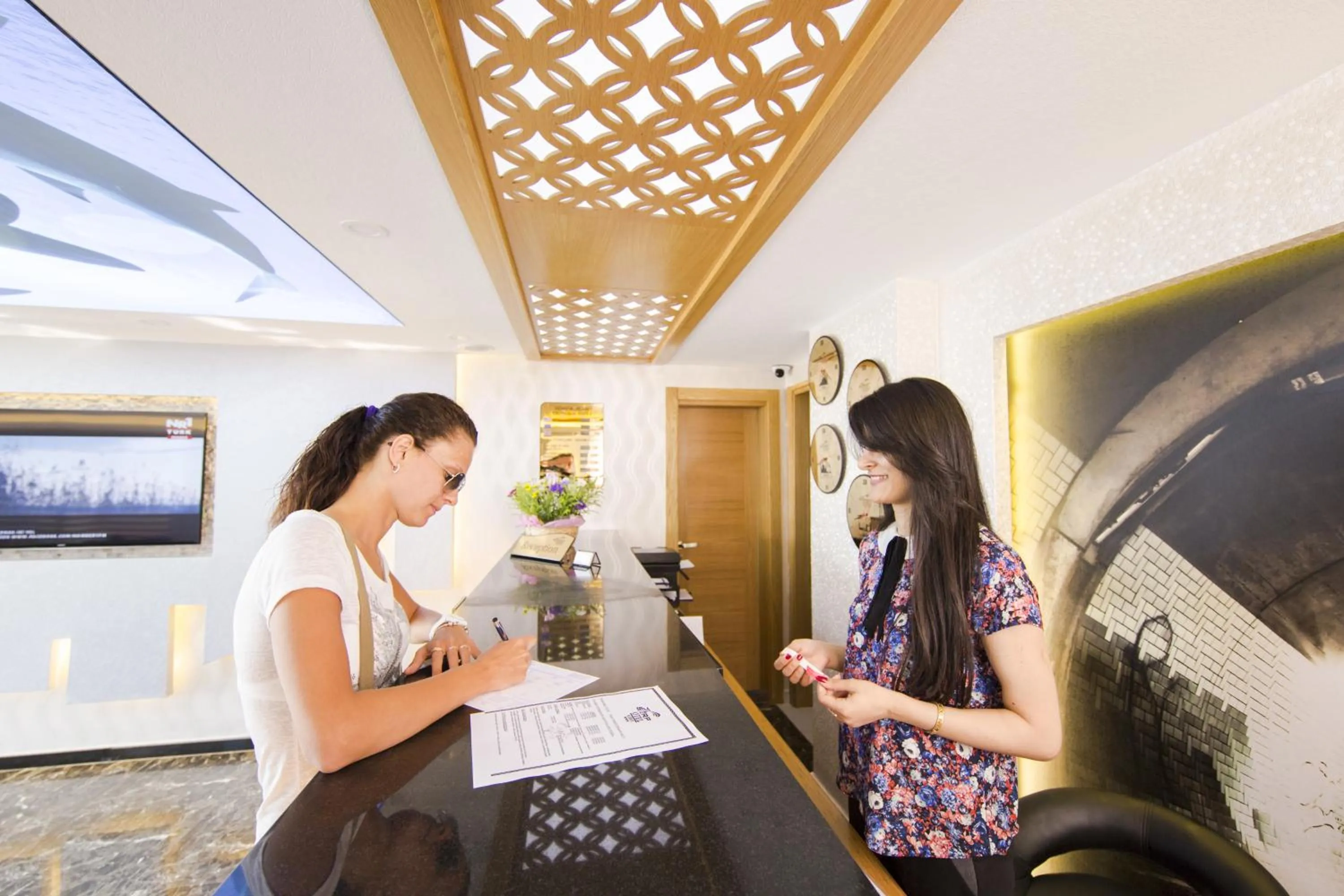 Lobby or reception in Sarp Hotel Kadriye