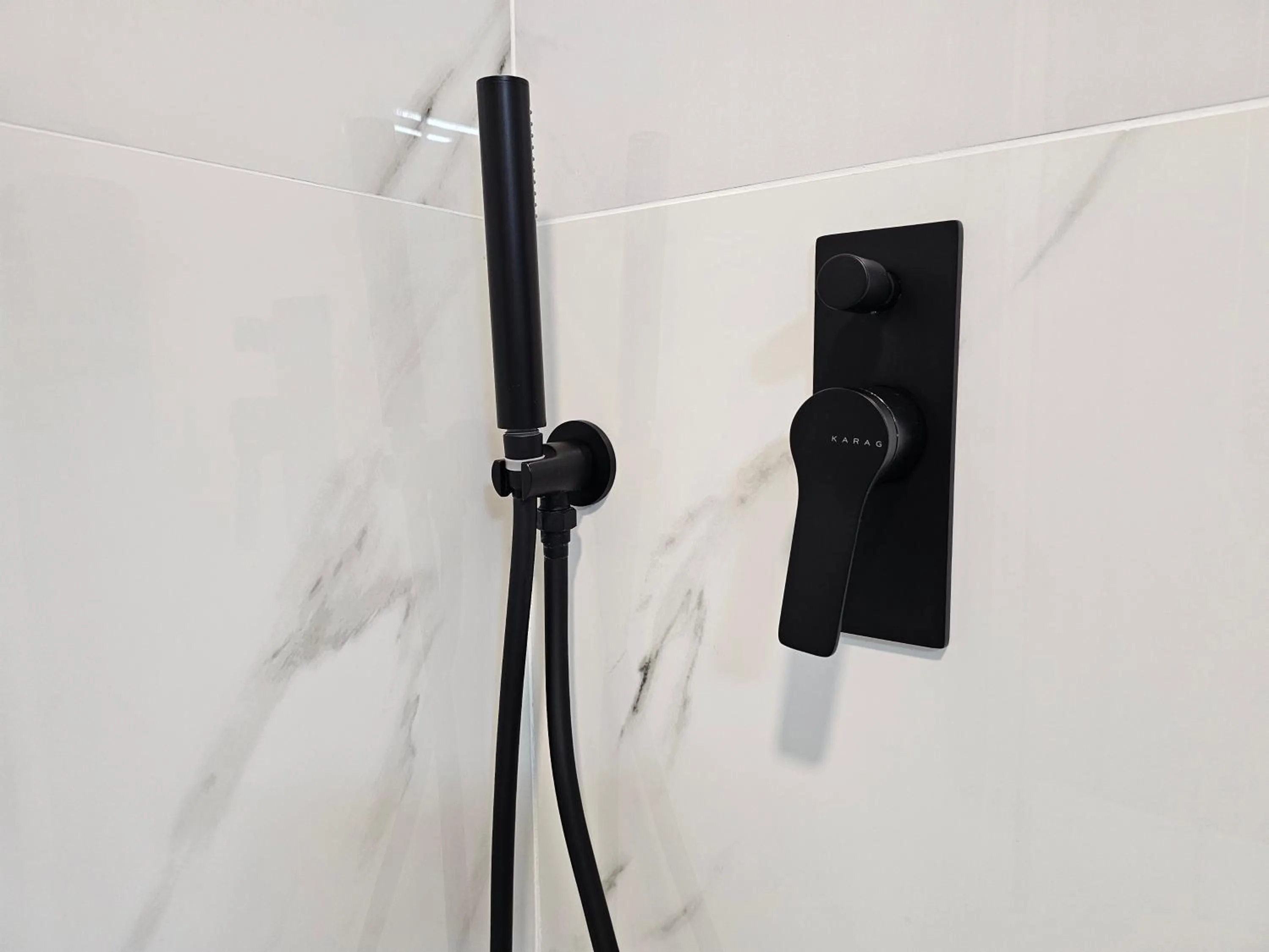 Shower in Impero Nafplio Hotel & Suites