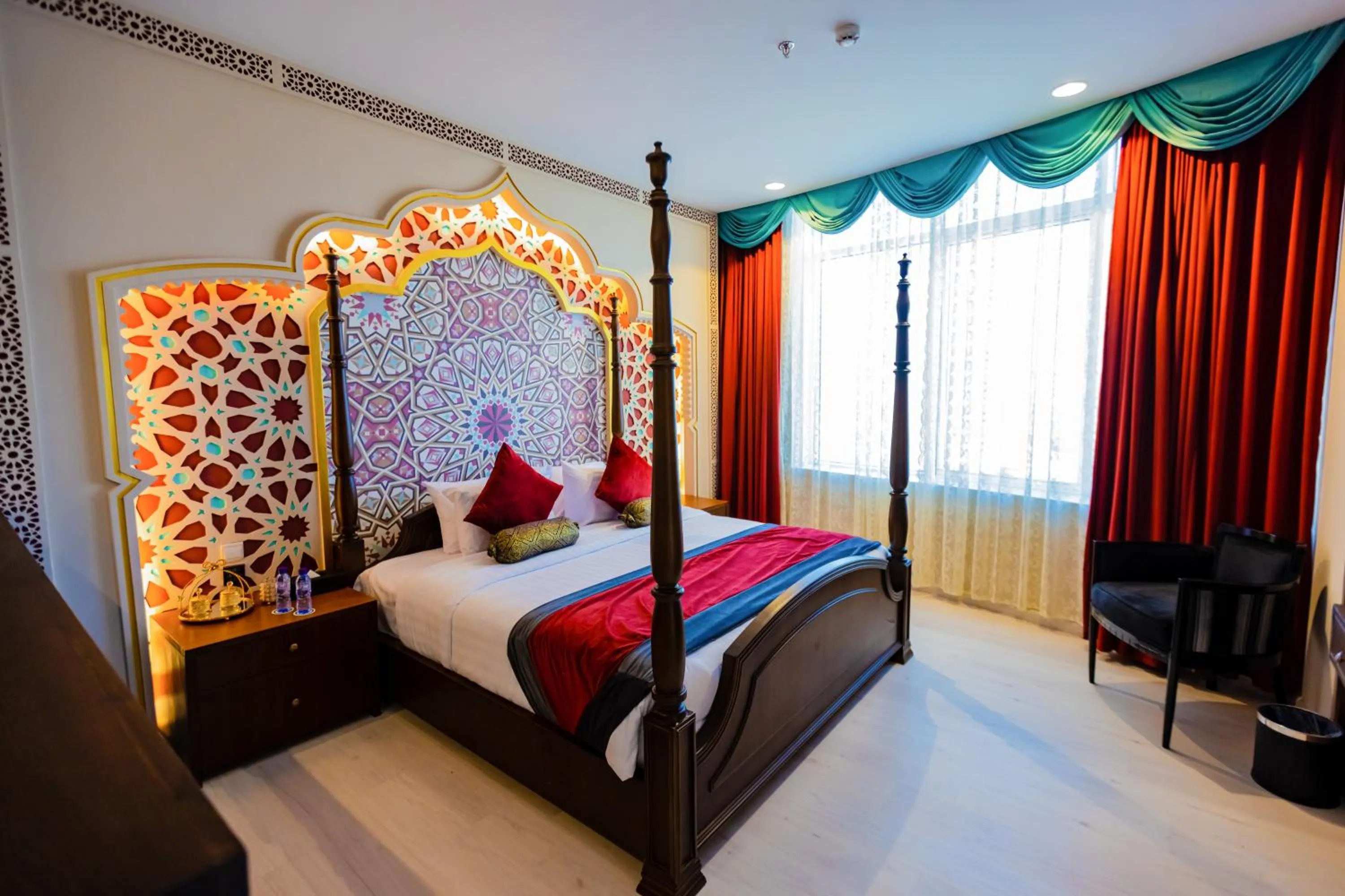 Bed in Holiday Villa Hail