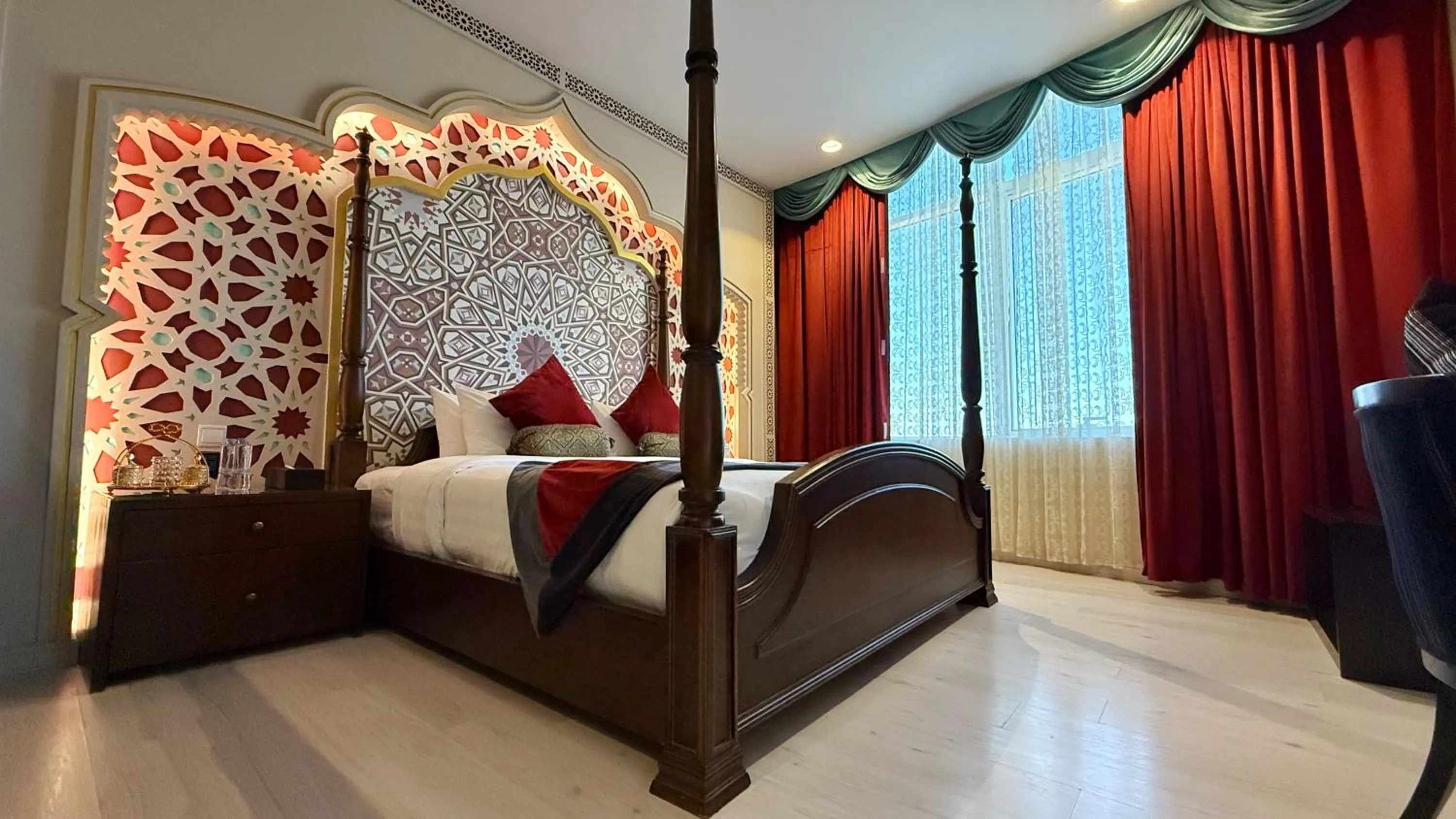 Bedroom, Bed in Holiday Villa Hail