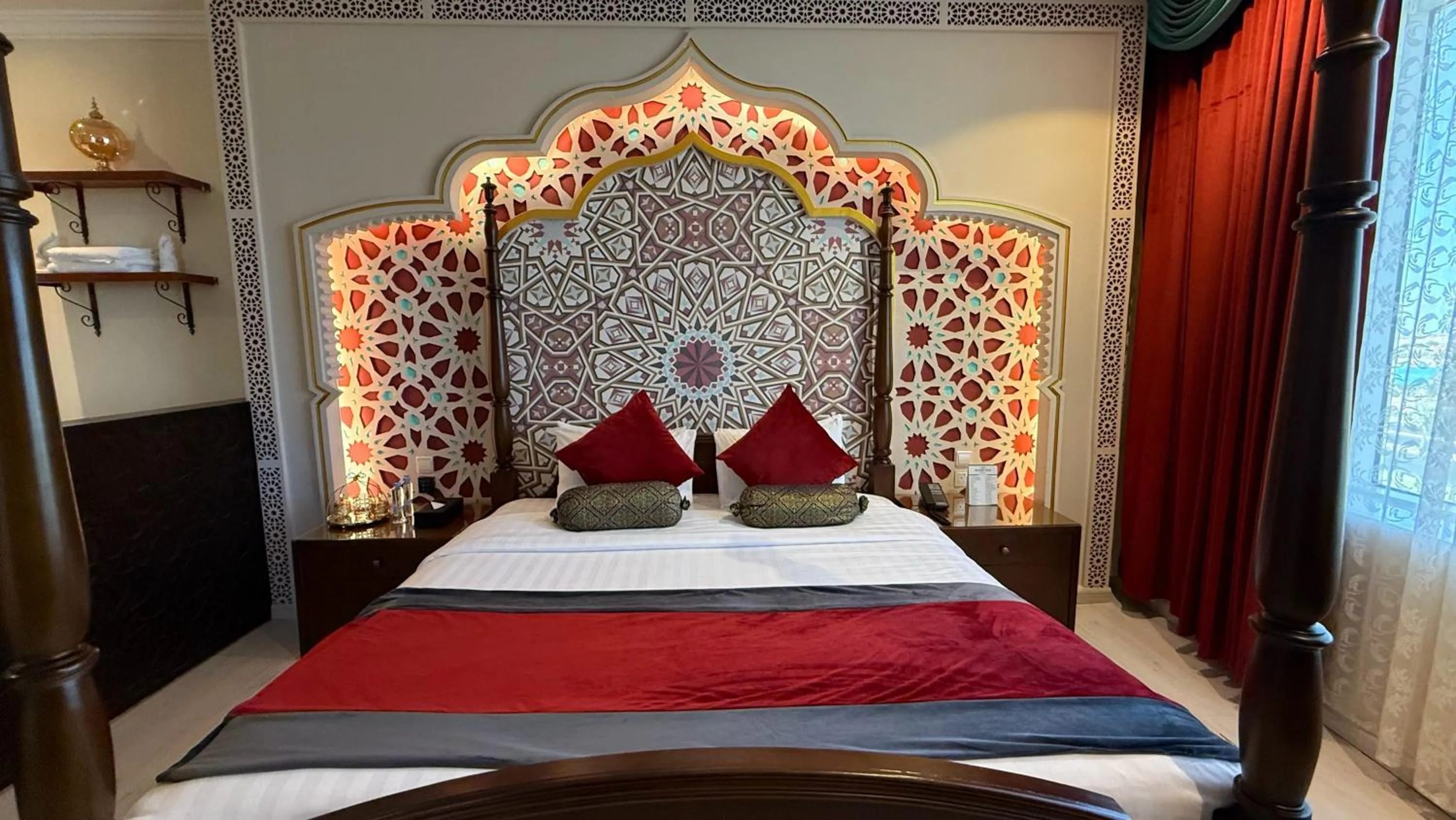 Bed in Holiday Villa Hail