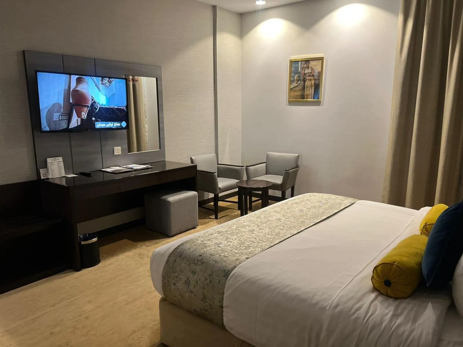 Bed in Holiday Villa Hail