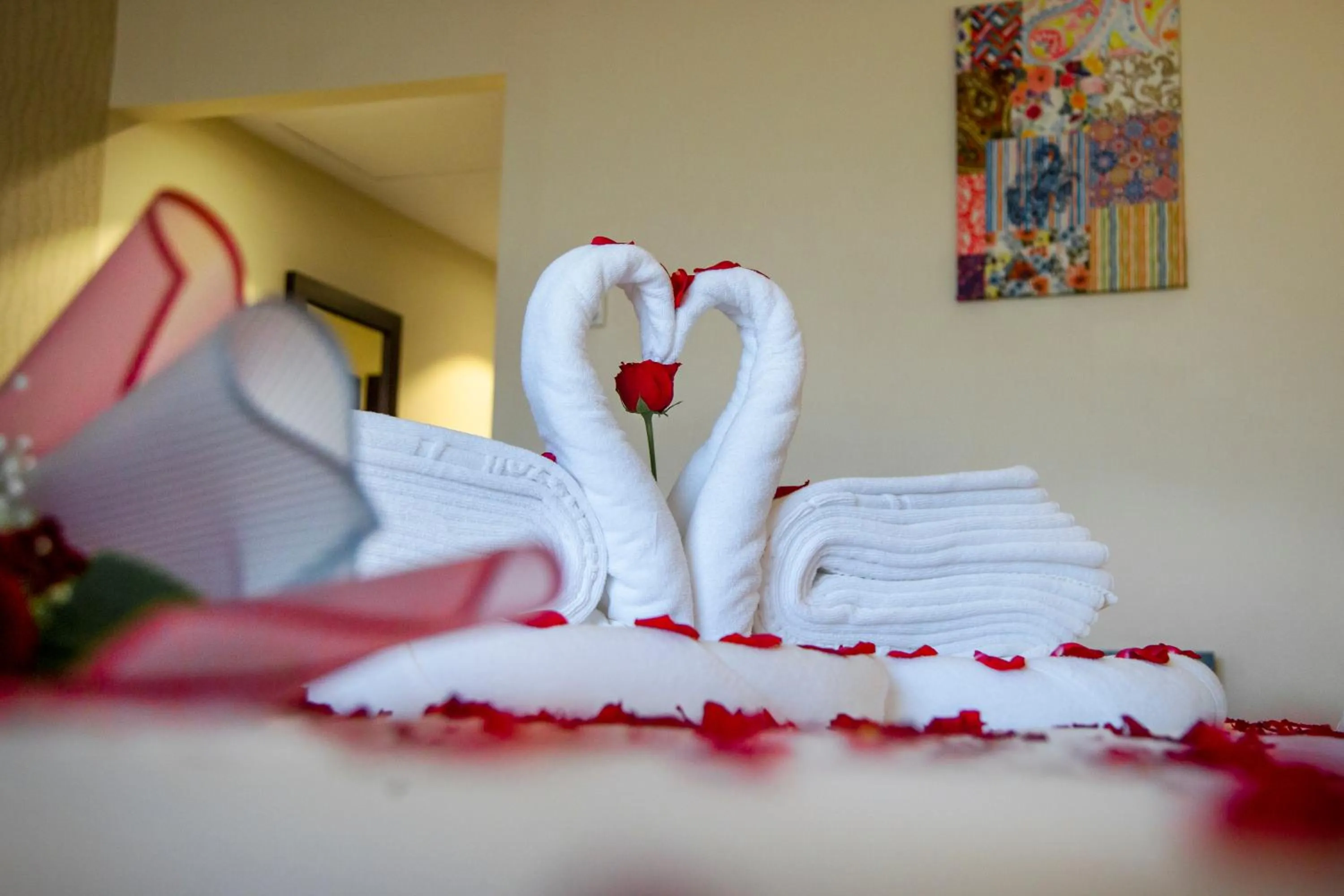 Decorative detail, Bed in Holiday Villa Hail