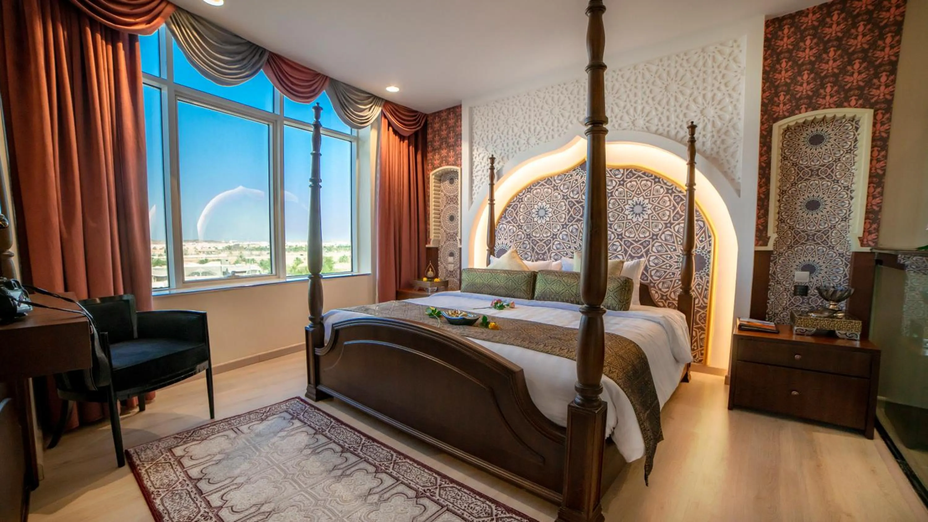 Bed in Holiday Villa Hail