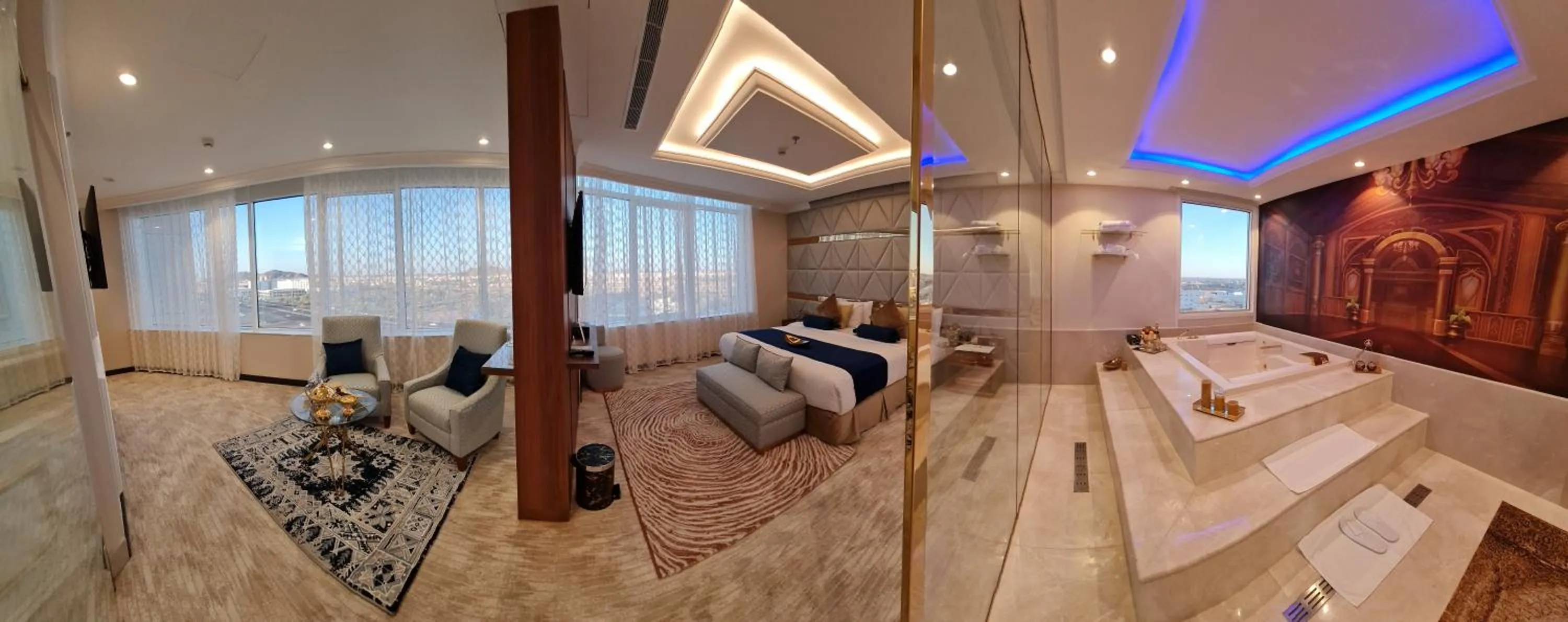 Bed in Holiday Villa Hail