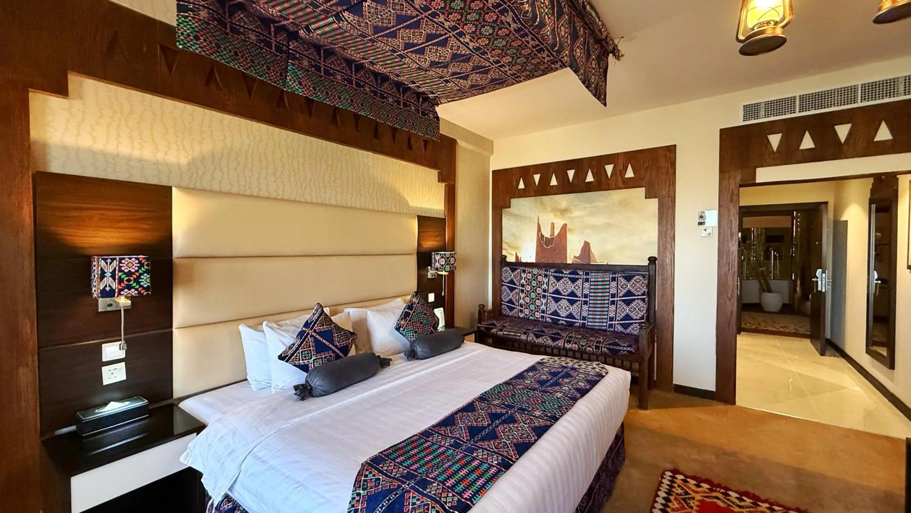 Bed in Holiday Villa Hail