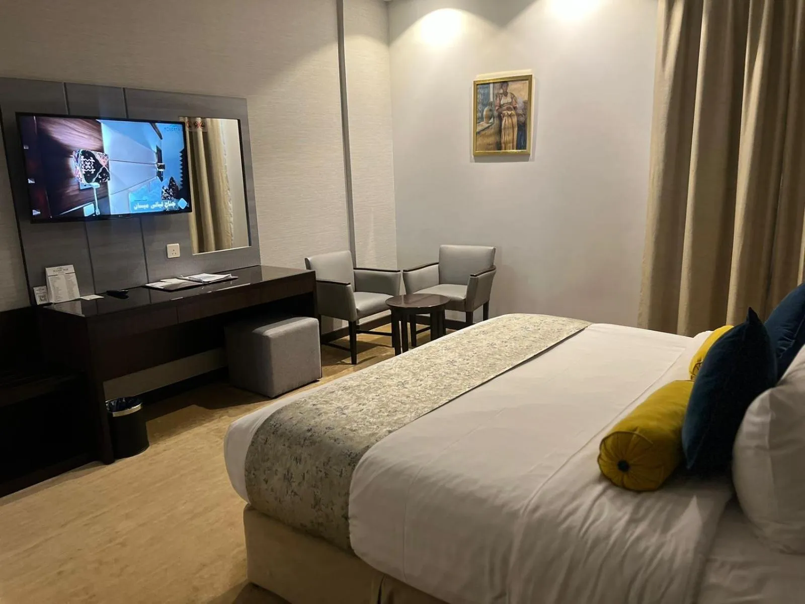 TV and multimedia, Bed in Holiday Villa Hail