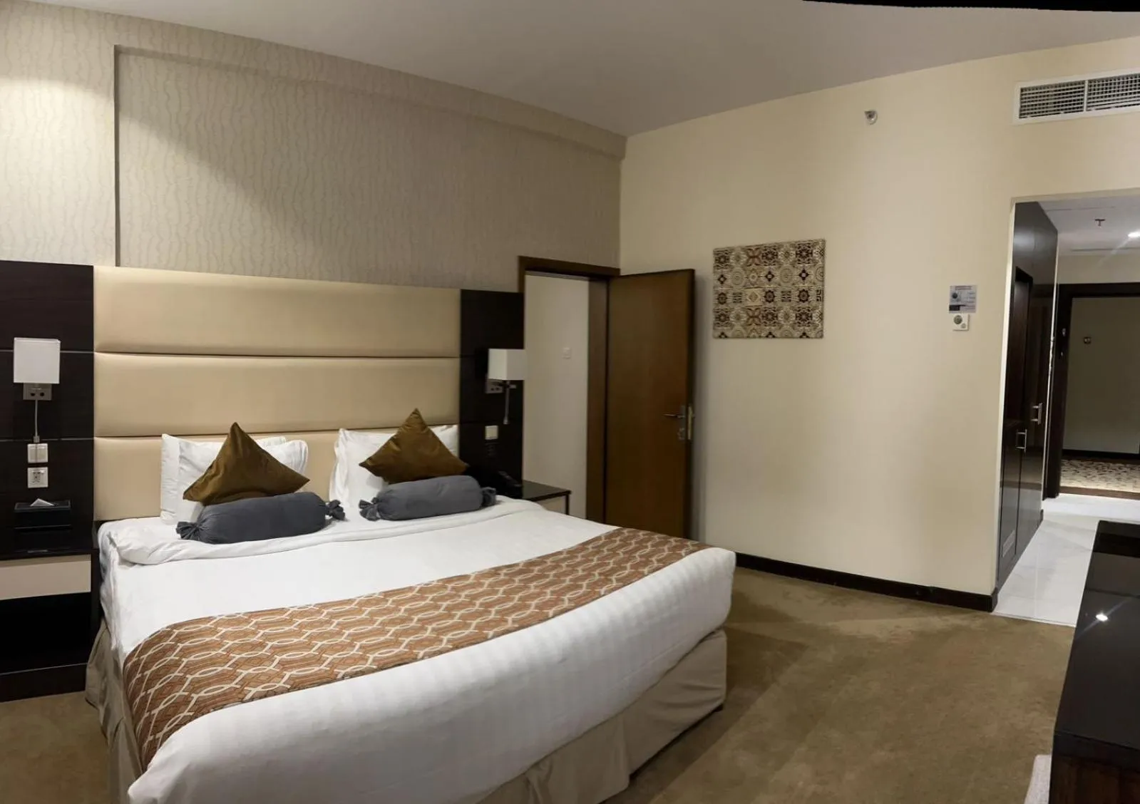 Bed in Holiday Villa Hail