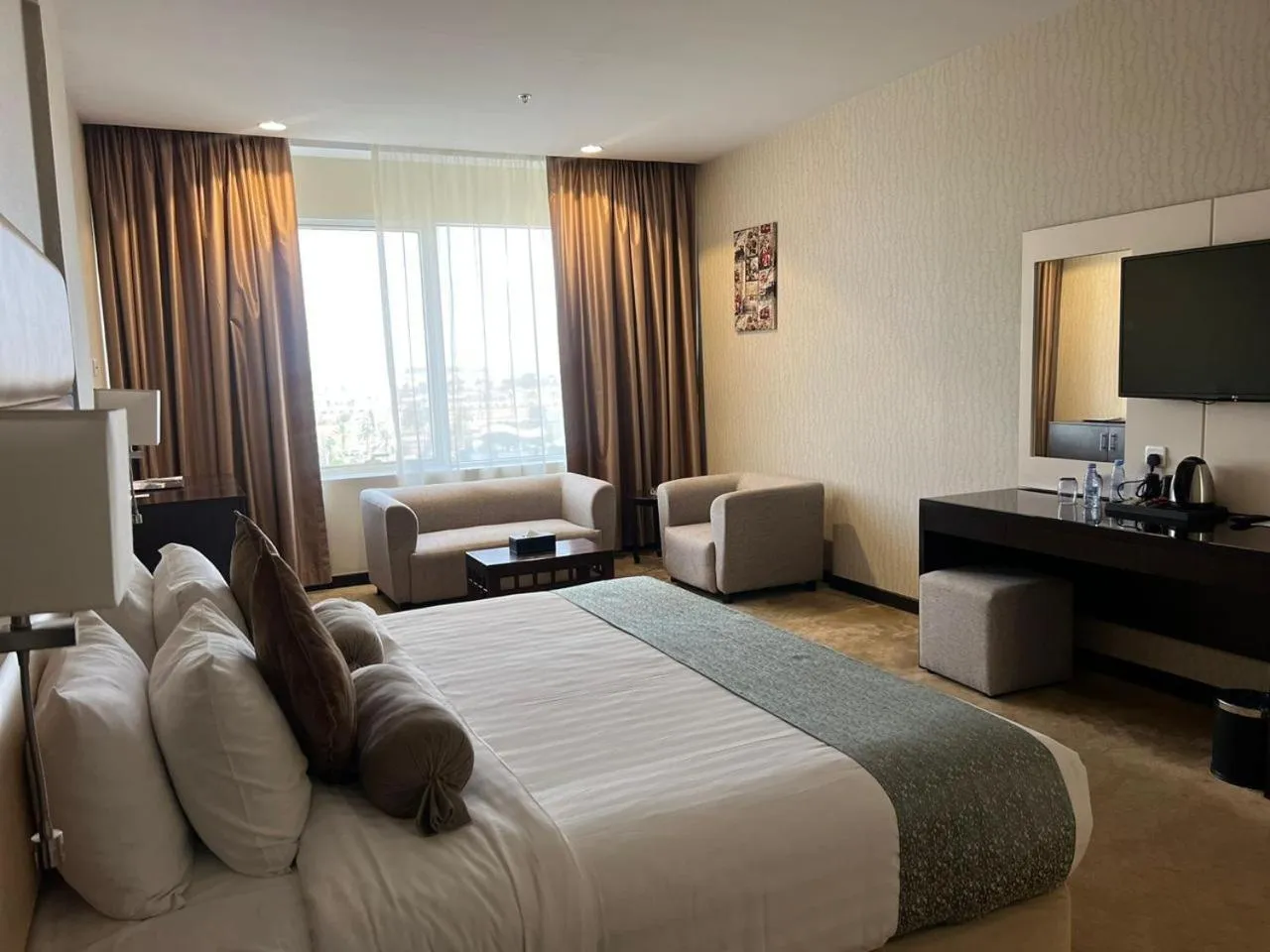 Bed in Holiday Villa Hail