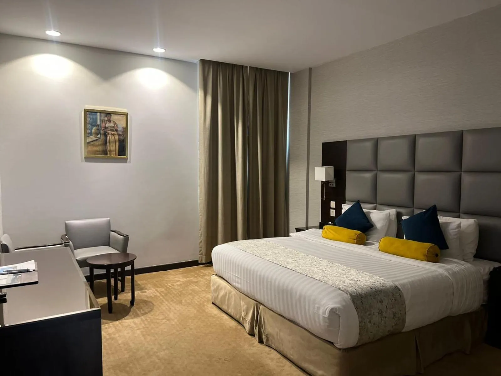 Living room, Bed in Holiday Villa Hail