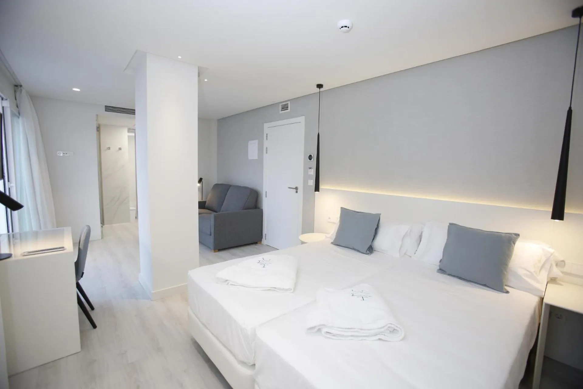 Bed in Hotel María Cristina