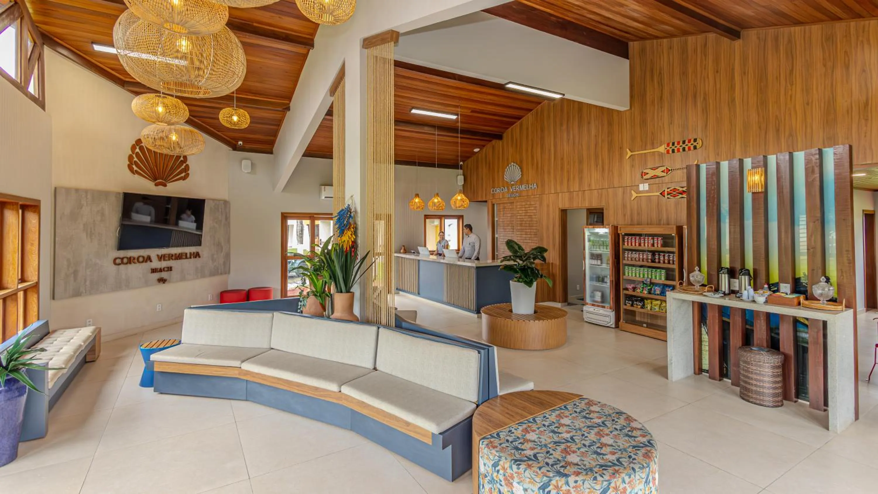 Communal lounge/ TV room in Coroa Vermelha Beach - All Inclusive