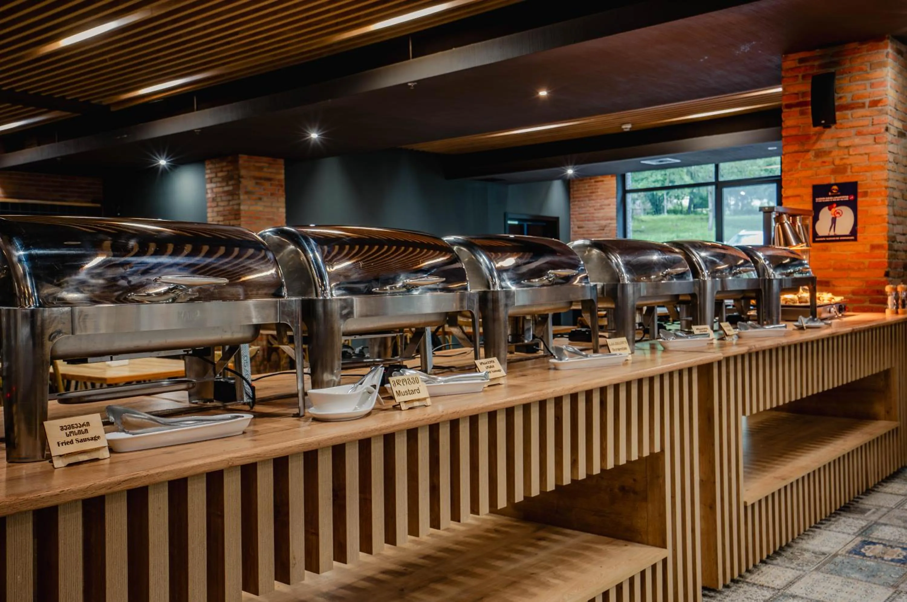 Buffet breakfast in Bakuriani Inn