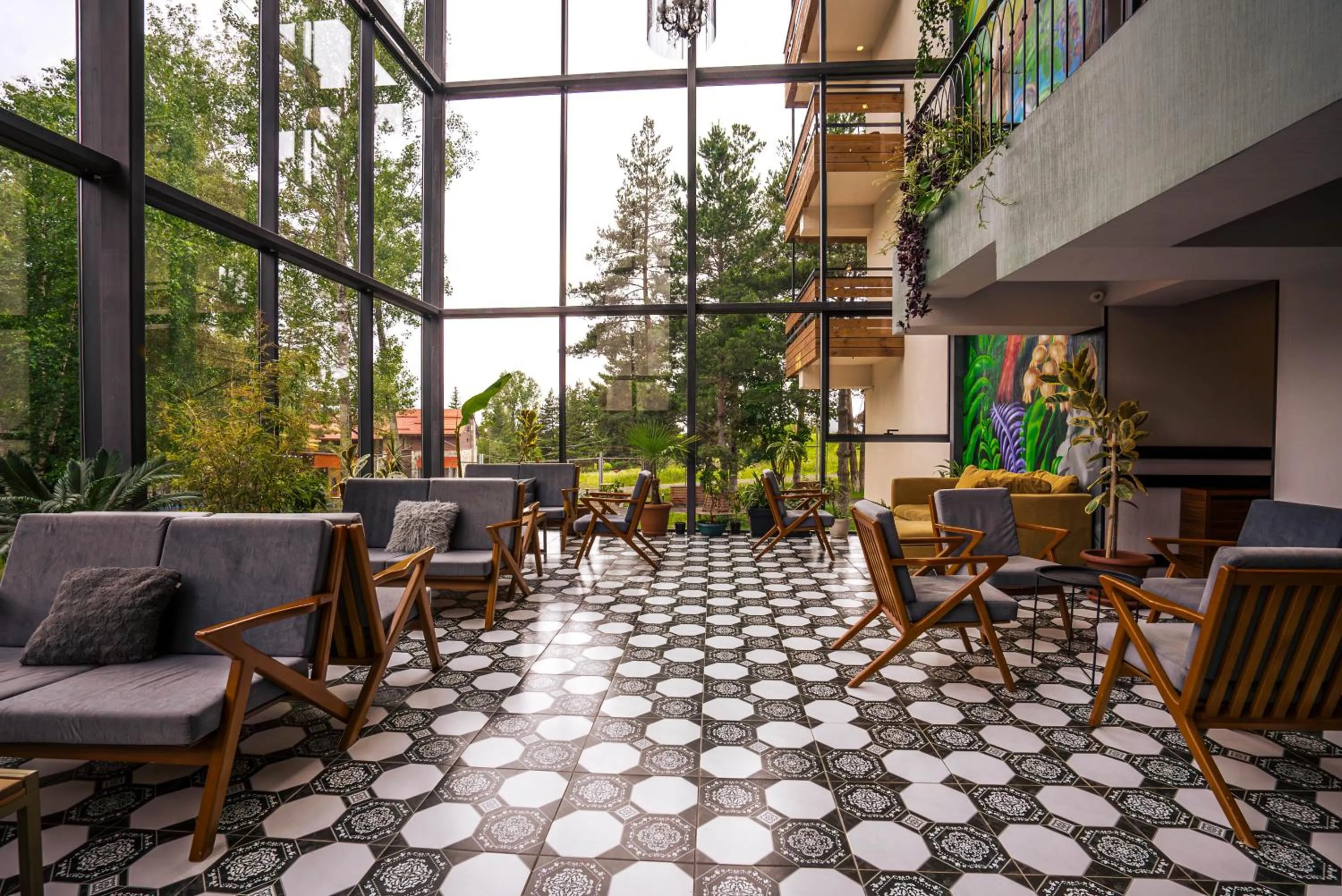 Garden in Bakuriani Inn