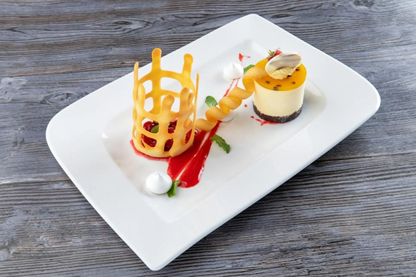 Asian breakfast in Thông Đỏ Hotel