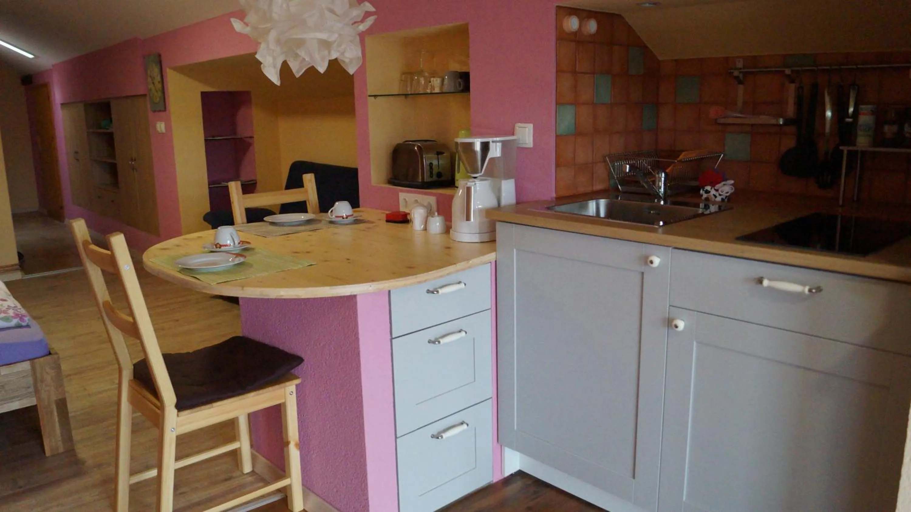 Kitchen or kitchenette in Landhaus Noreia