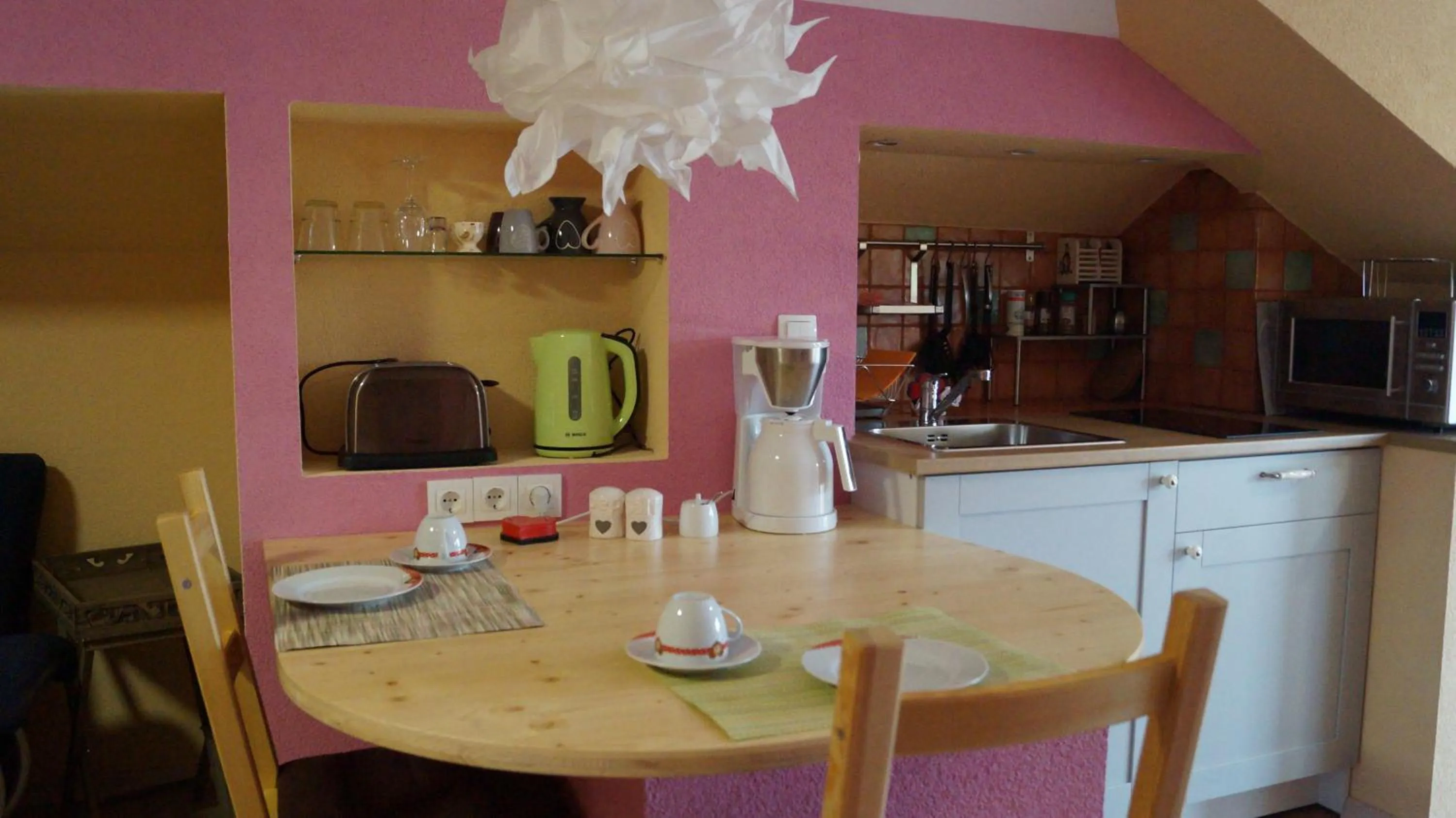 Kitchen or kitchenette in Landhaus Noreia