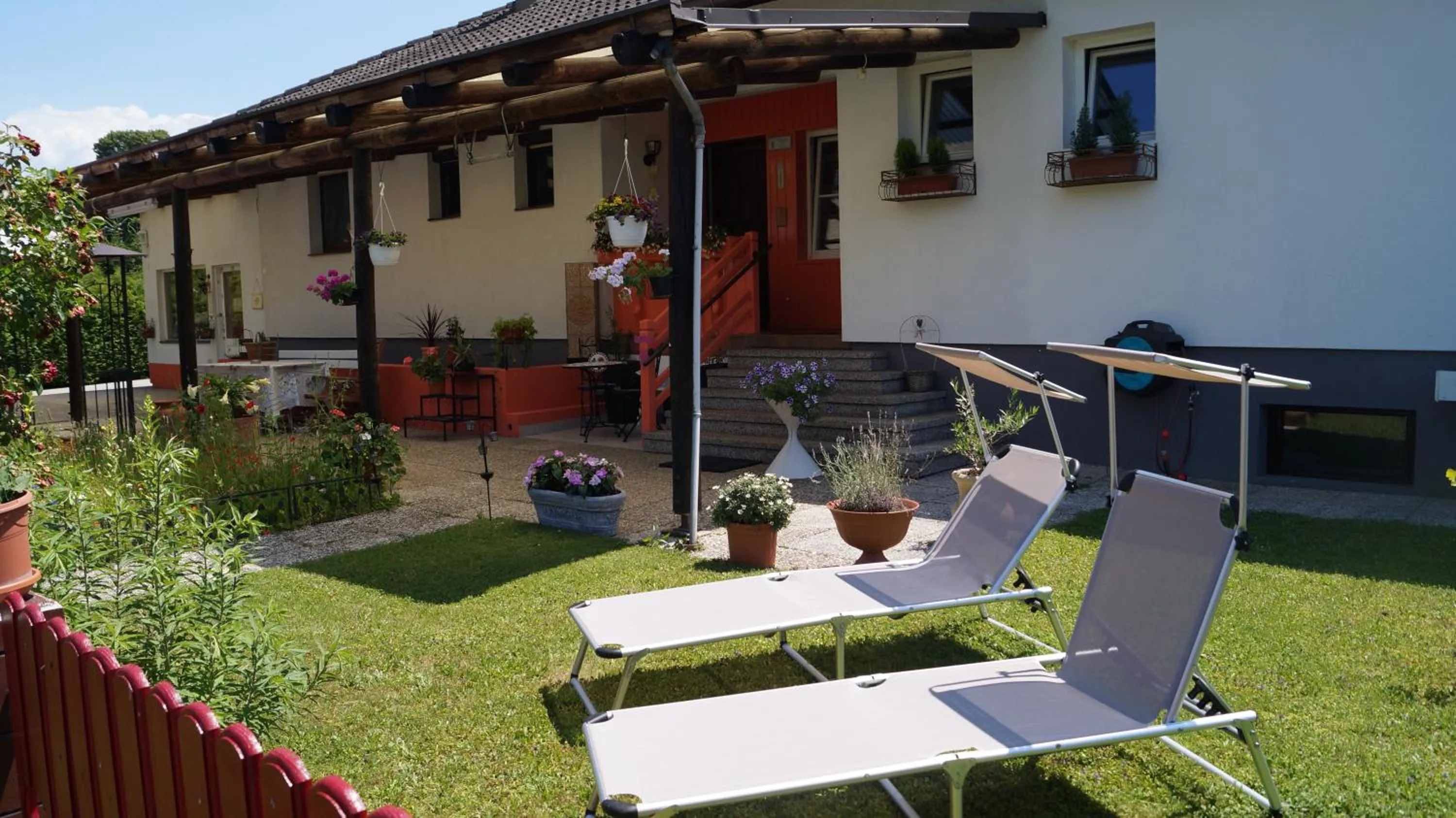 Patio in Landhaus Noreia