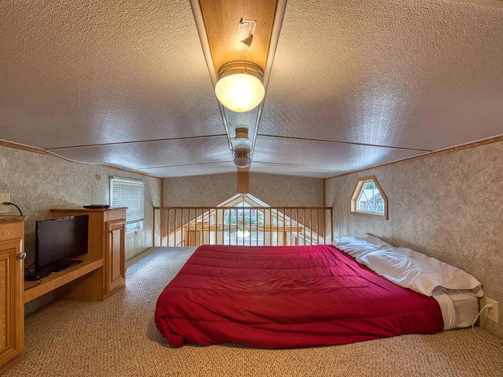Bedroom, Bed in Maggie Valley Cabin Rentals