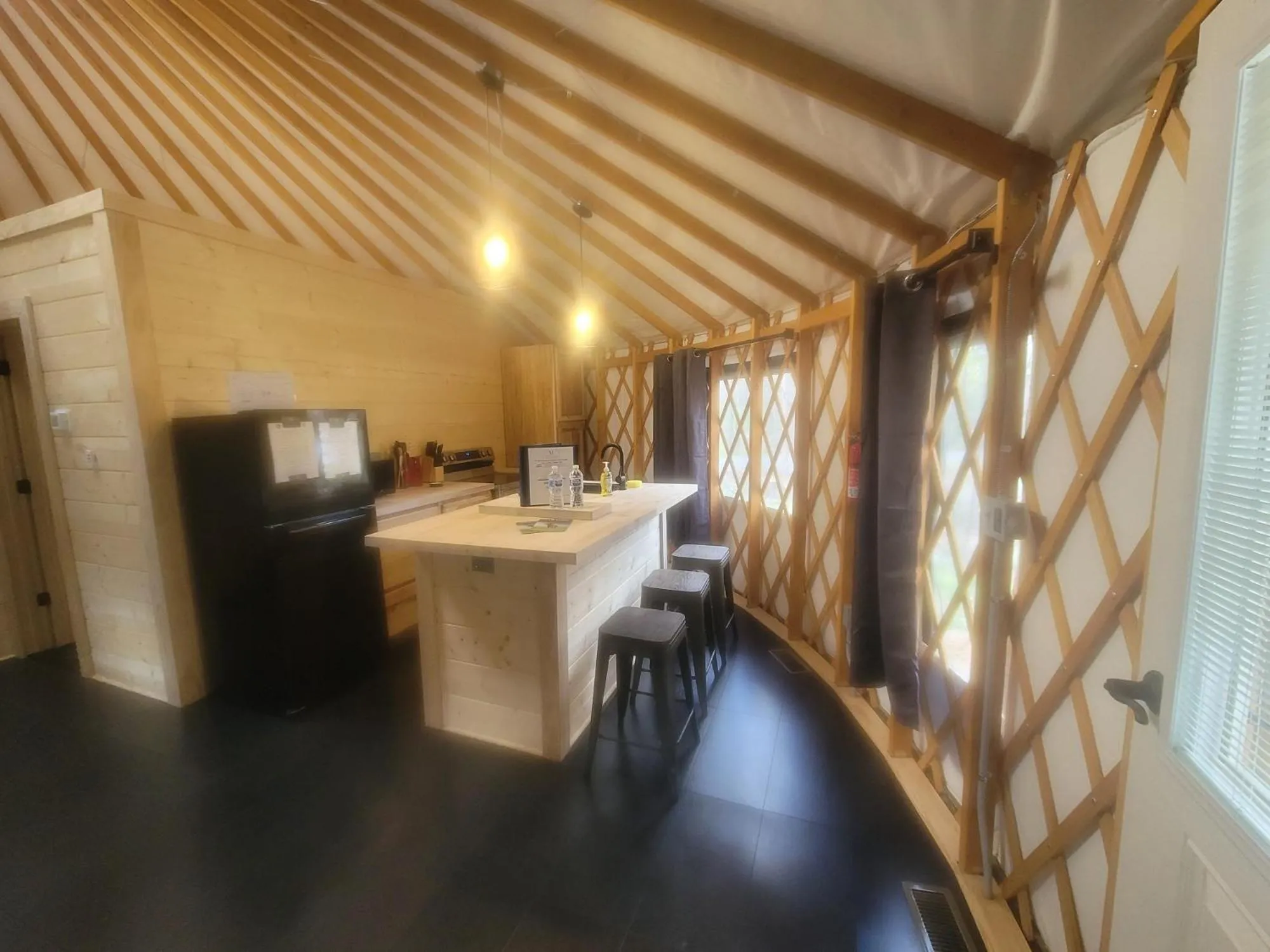 Kitchen or kitchenette in Maggie Valley Cabin Rentals