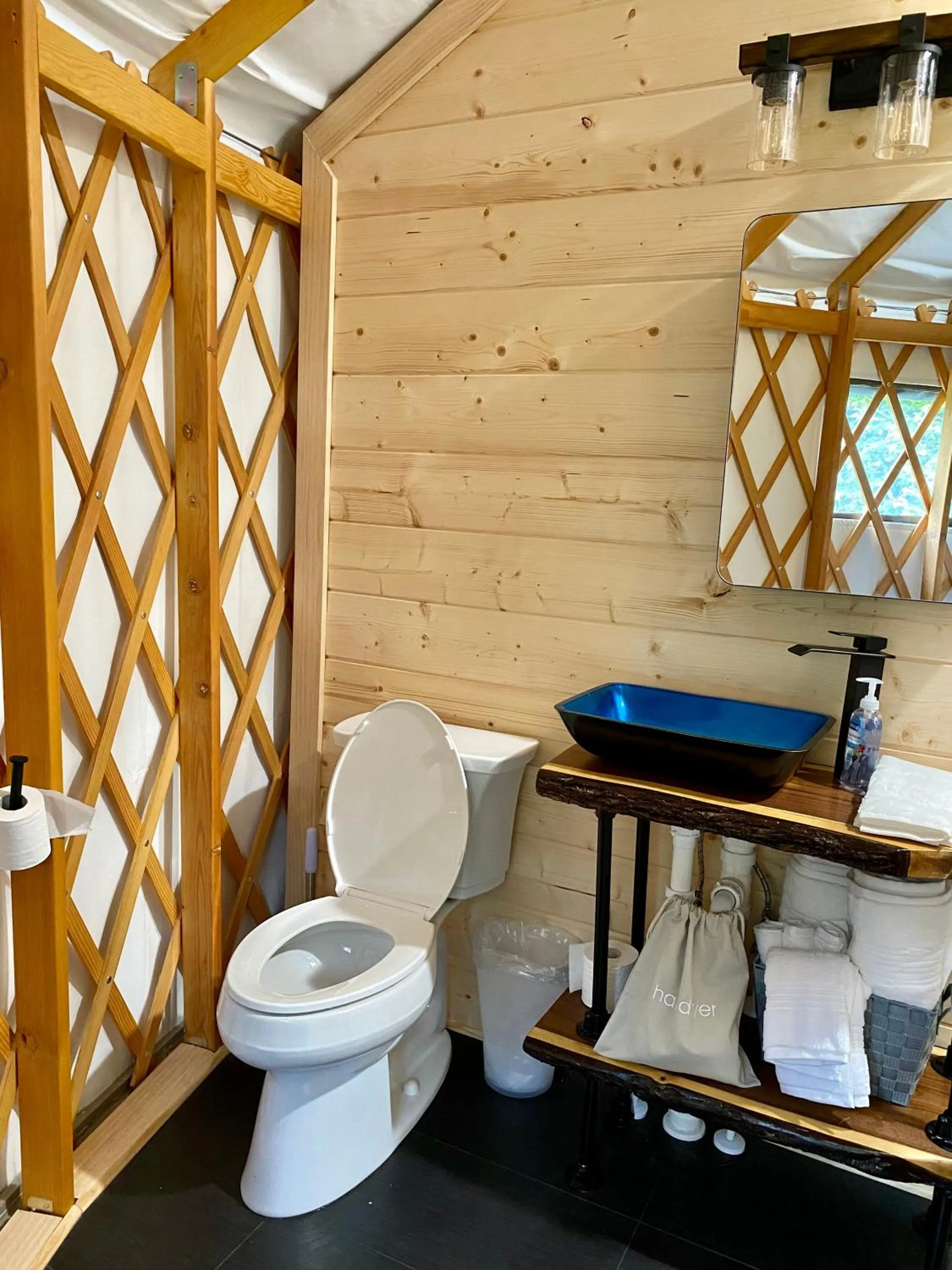 Bathroom in Maggie Valley Cabin Rentals