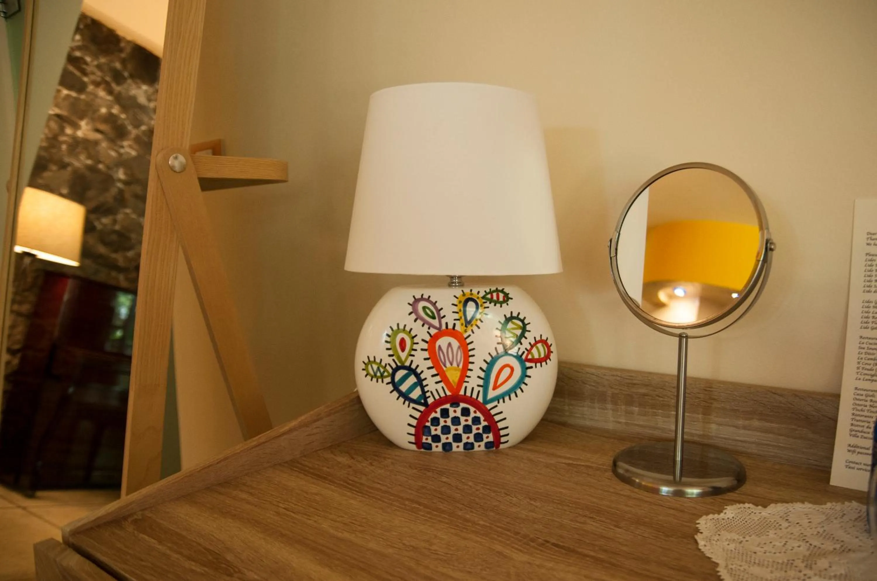 Decorative detail in B&B La Villa