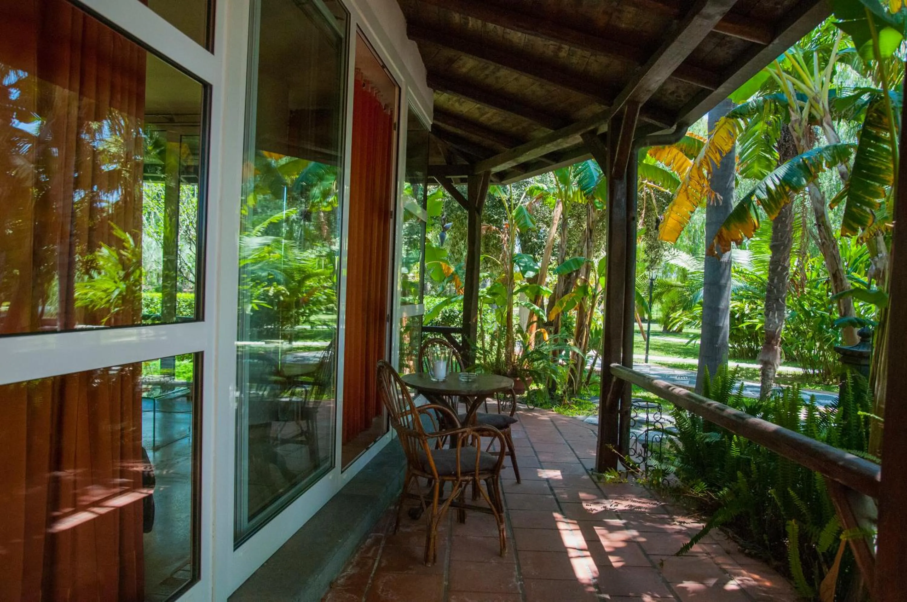 Patio in B&B La Villa