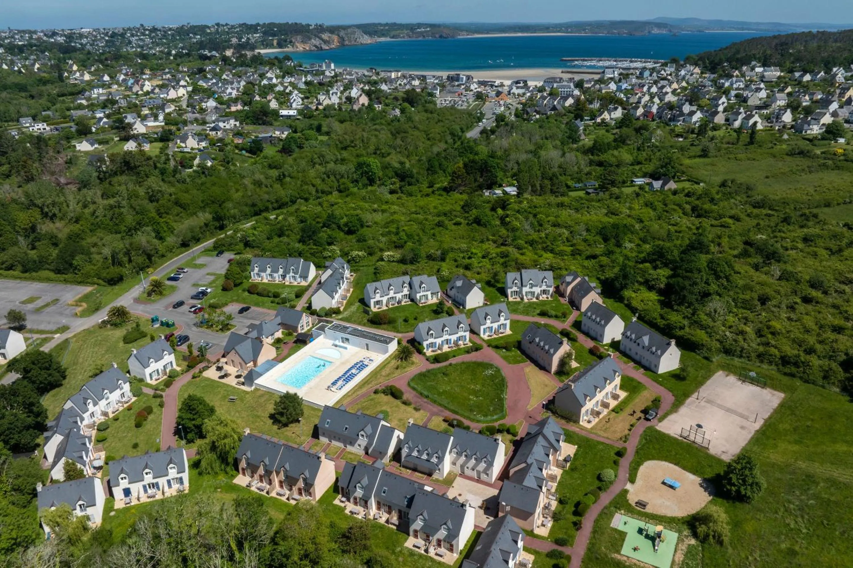 Bird's eye view in Résidence Odalys Horizon Morgat