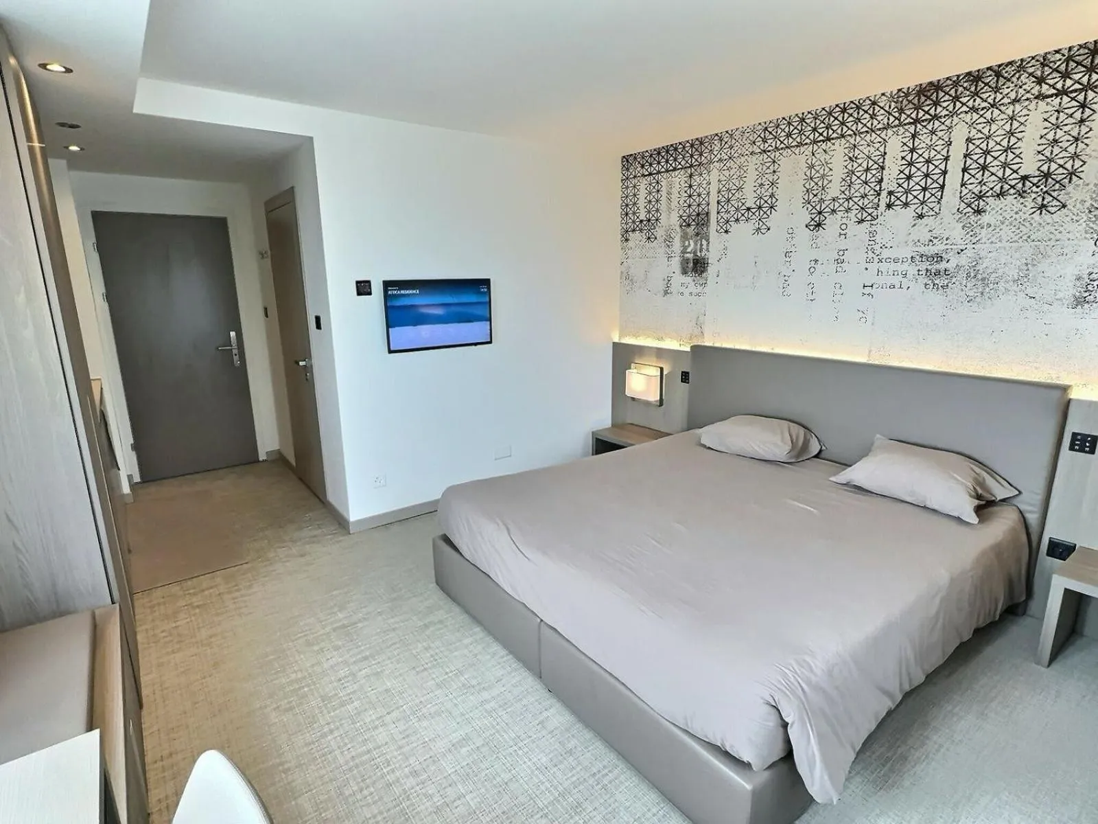 Bedroom, Bed in Attica Résidences, Lausanne