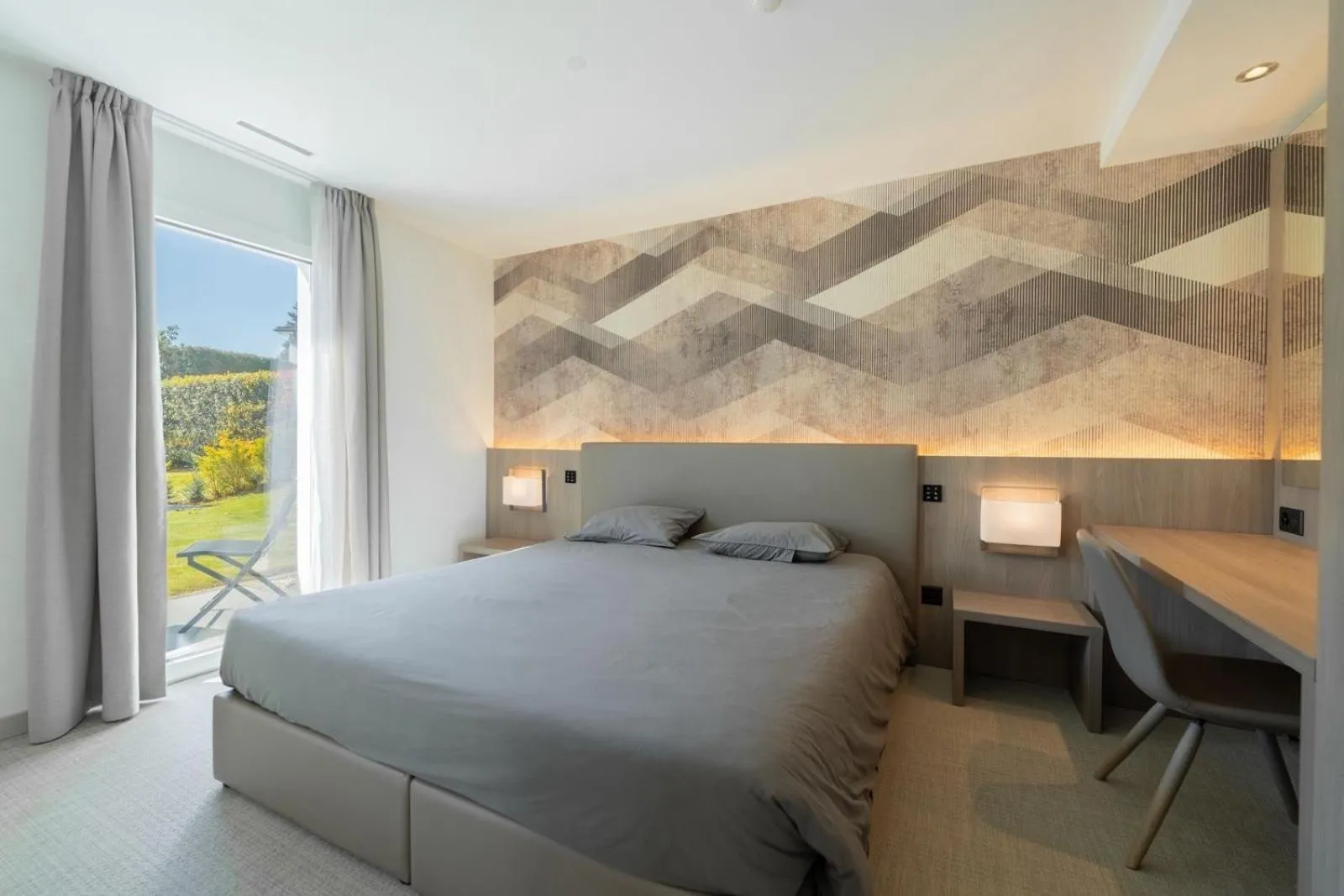 Bedroom, Bed in Attica Résidences, Lausanne