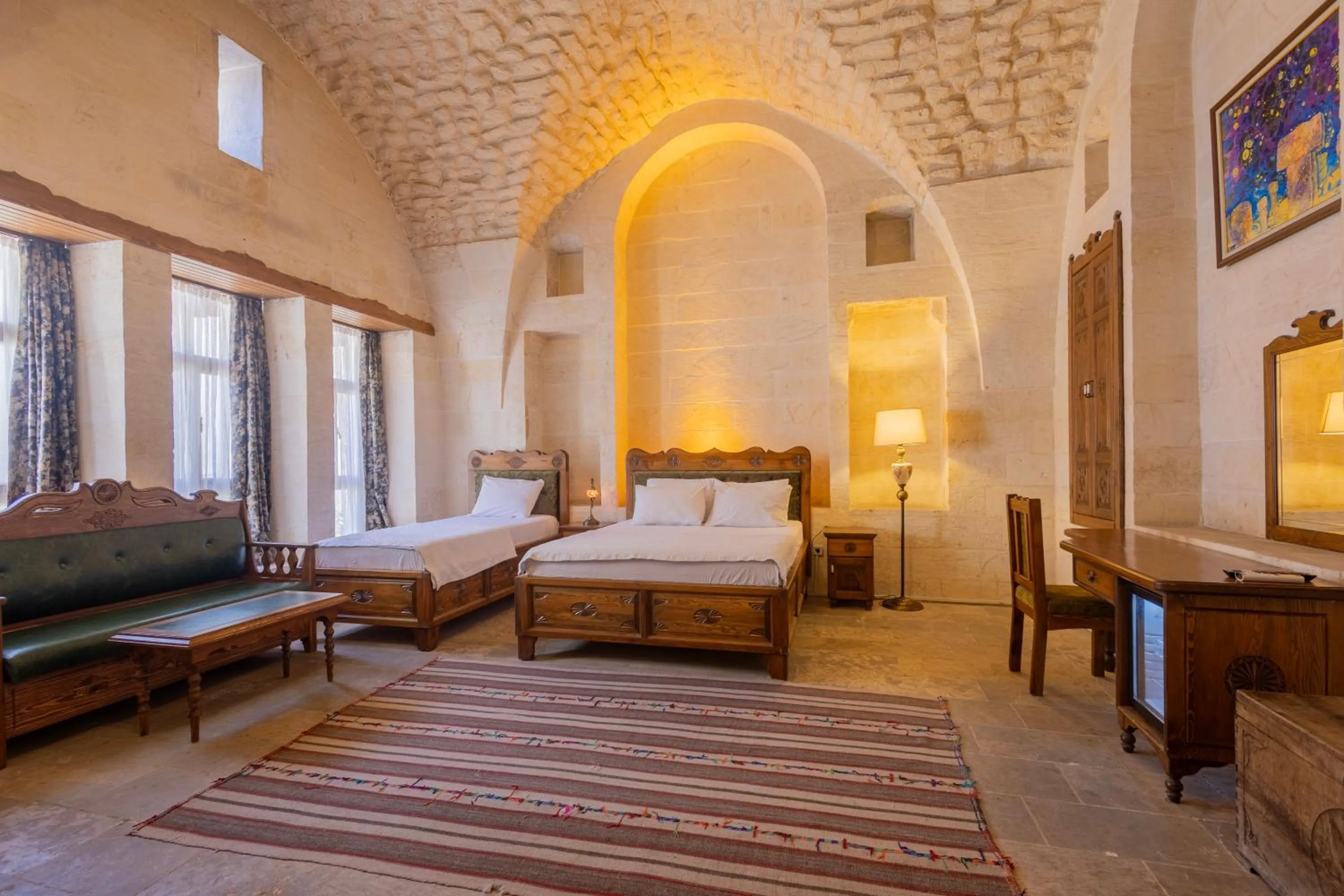 Bed in PALMYRA BOUTIQUE HOTEL