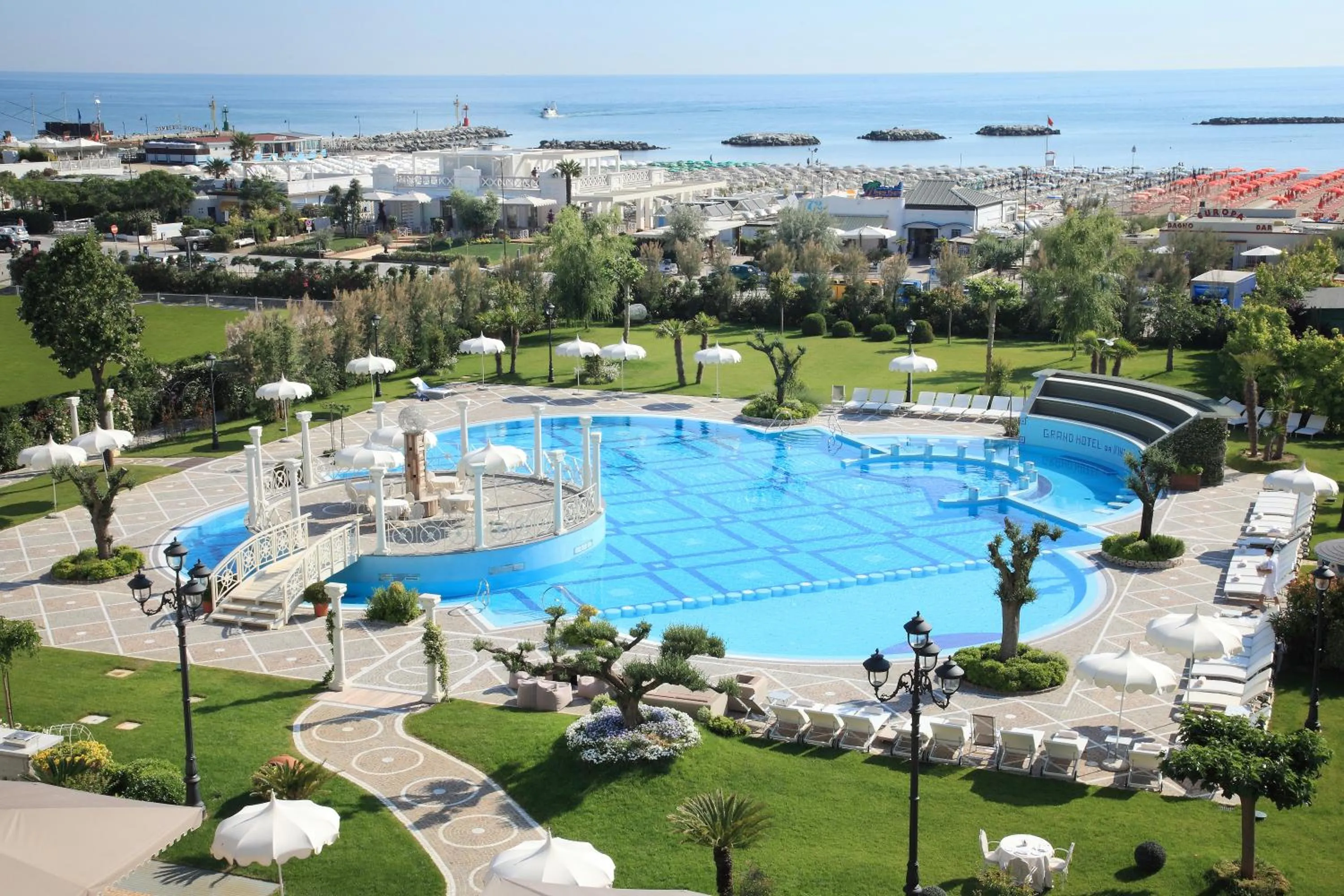 Bird's eye view in Grand Hotel Da Vinci