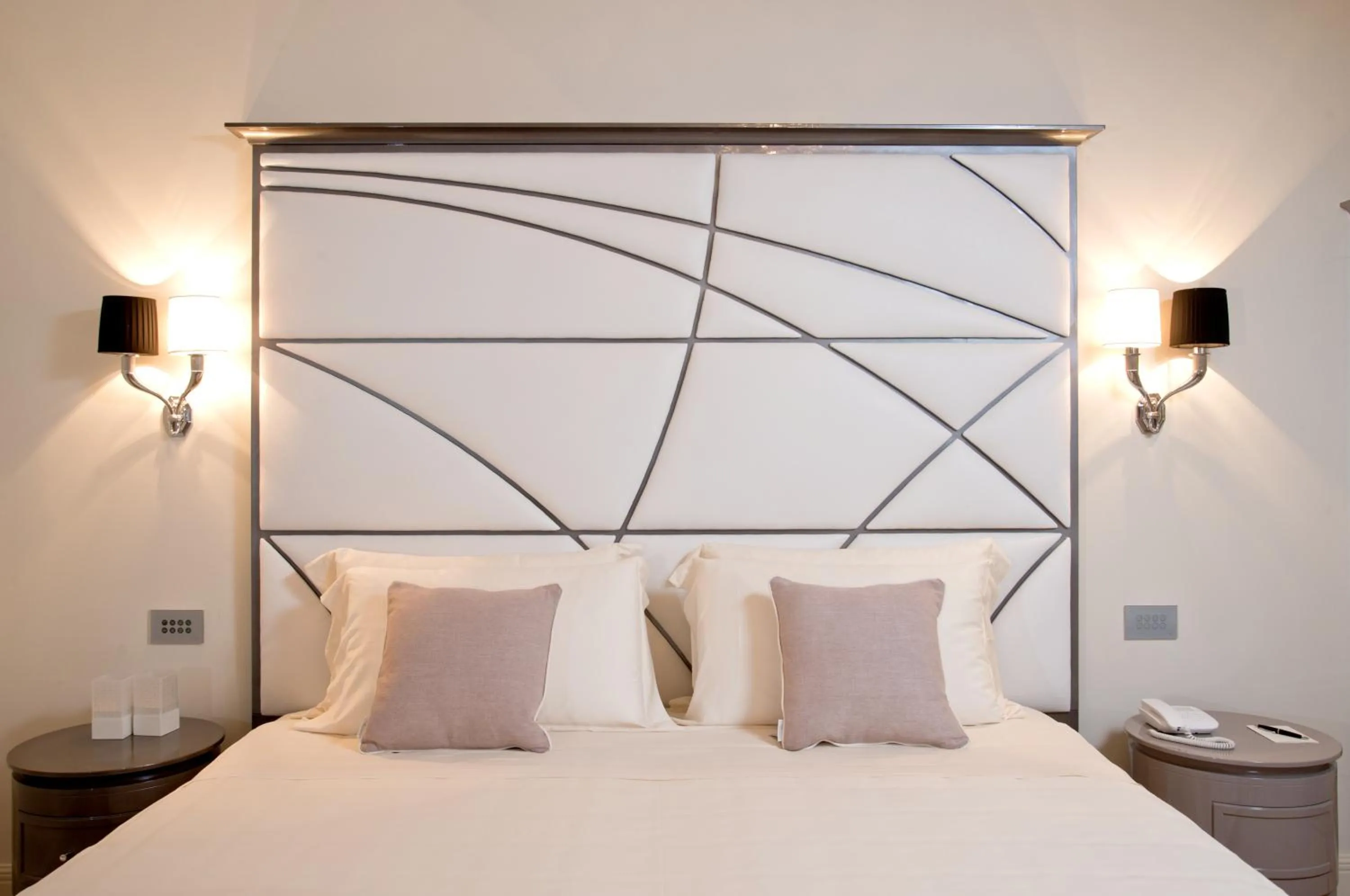 Bed in Grand Hotel Da Vinci