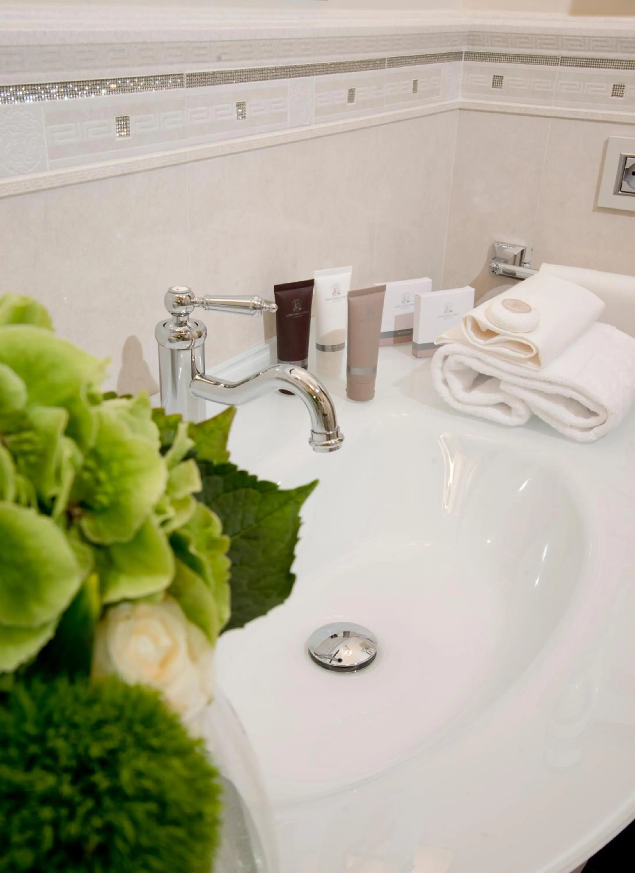Bathroom in Grand Hotel Da Vinci