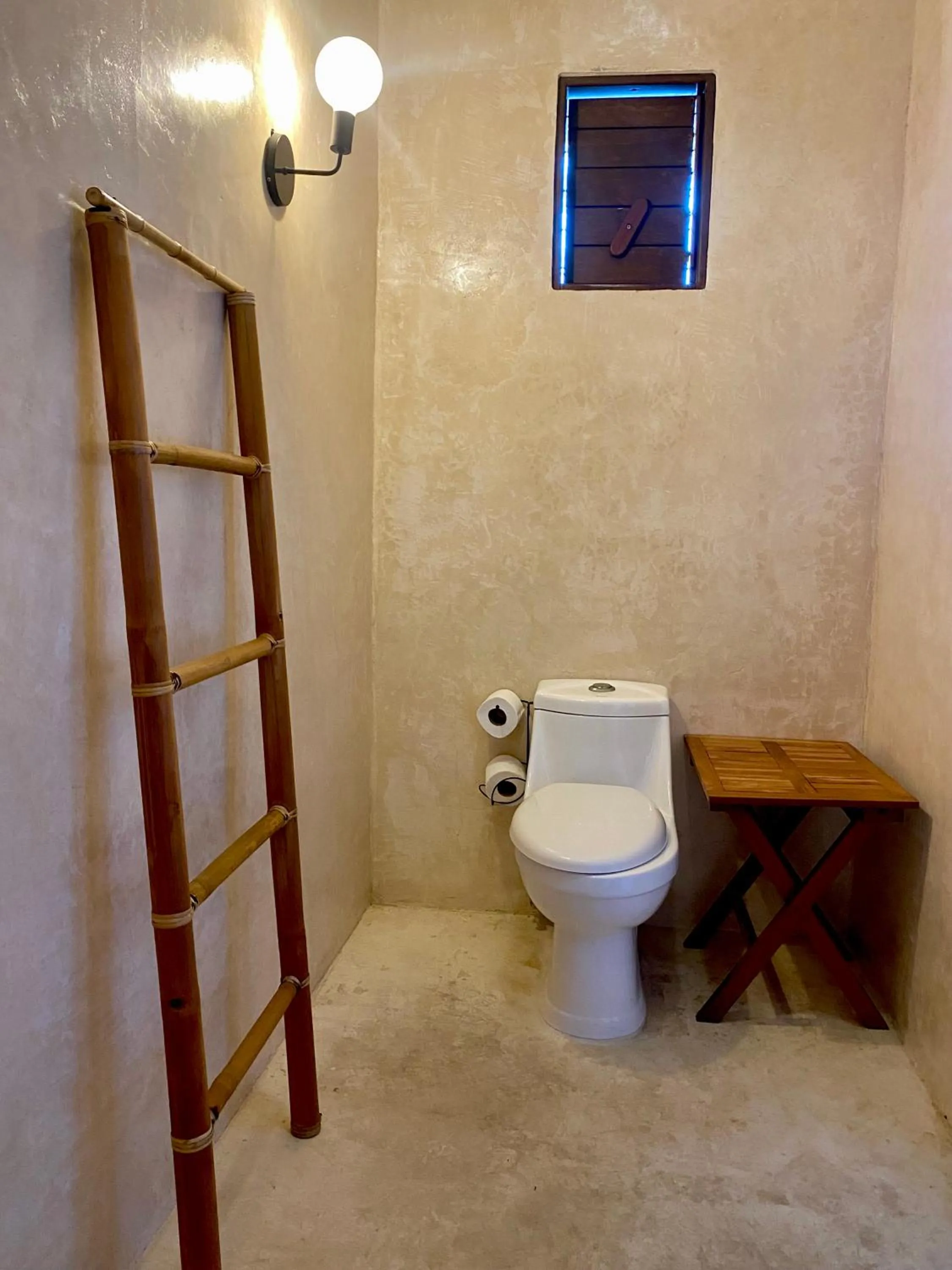 Toilet in Villas El Encanto Cozumel