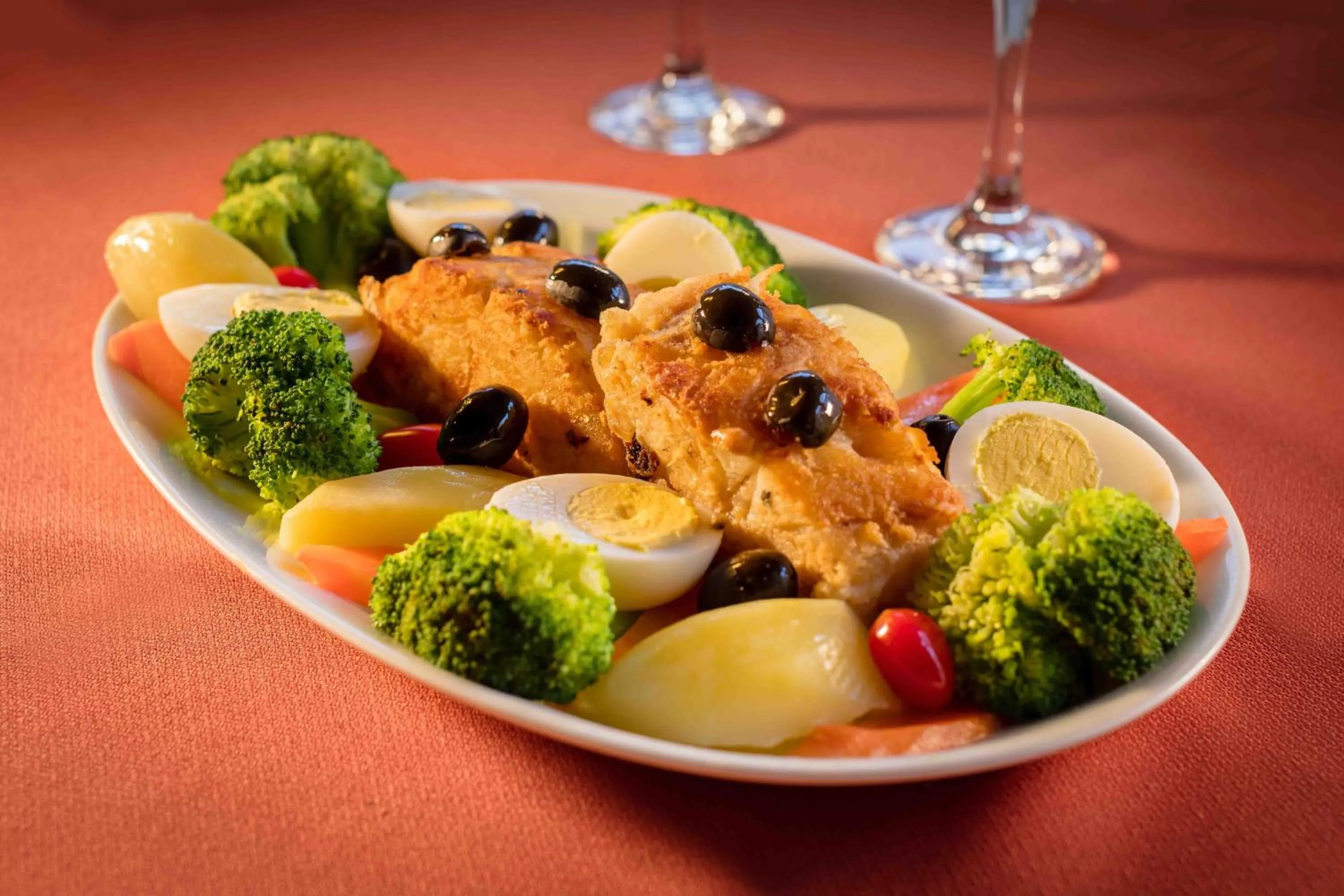 Food close-up in San Silvestre Hotel